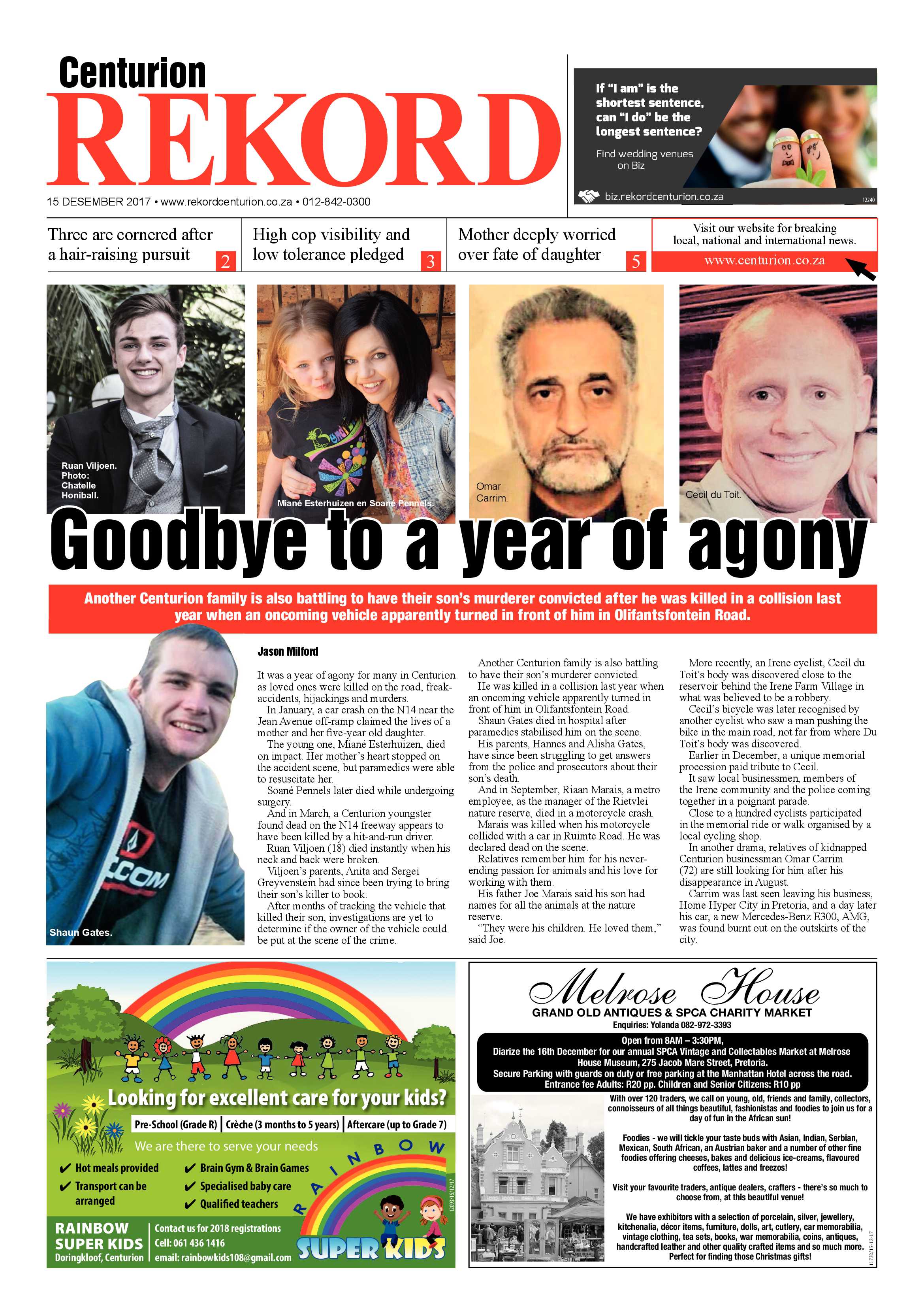 Rekord Centurion 15 December 2017 page 1