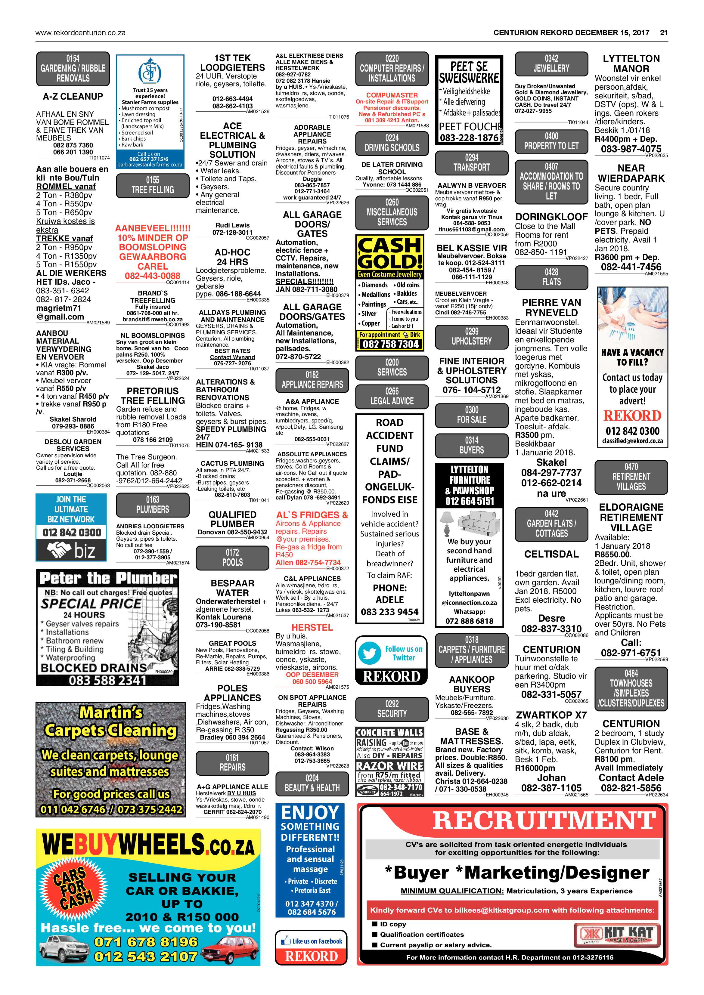 Rekord Centurion 15 December 2017 page 21
