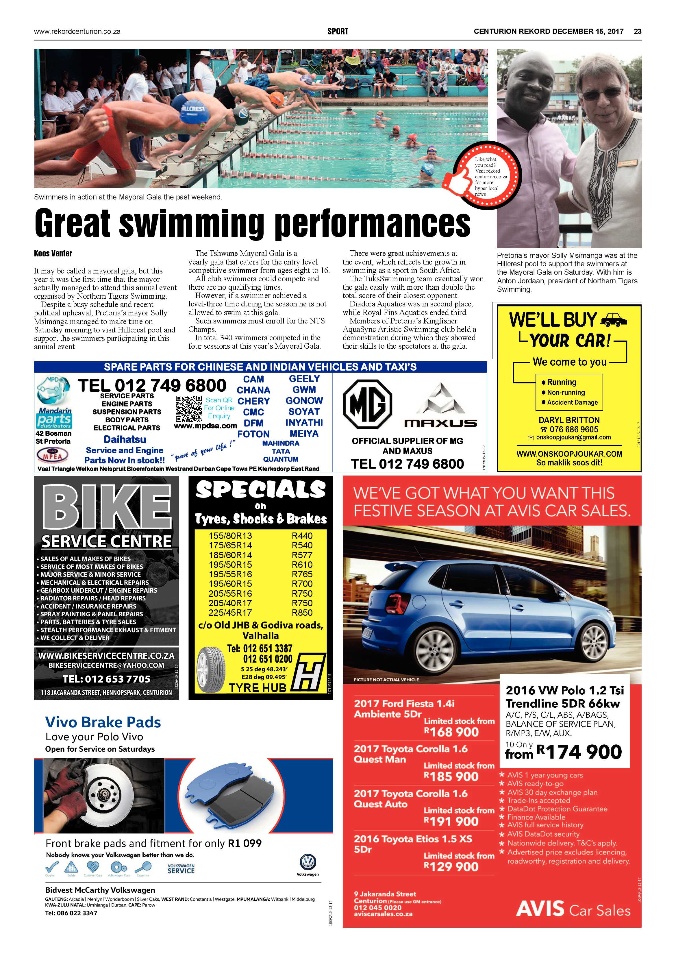 Rekord Centurion 15 December 2017 page 23
