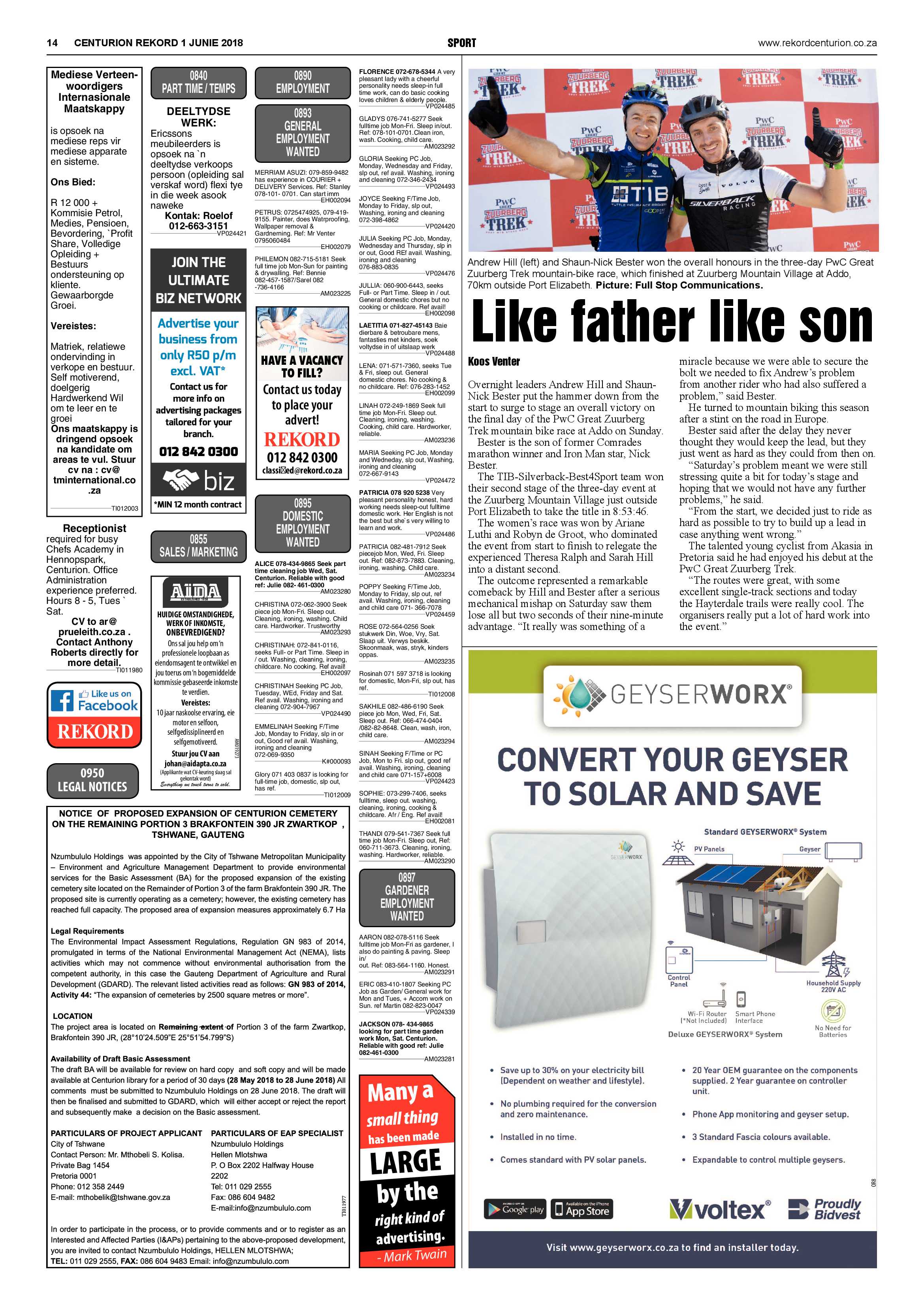 Rekord Centurion 01 June 2018 page 14