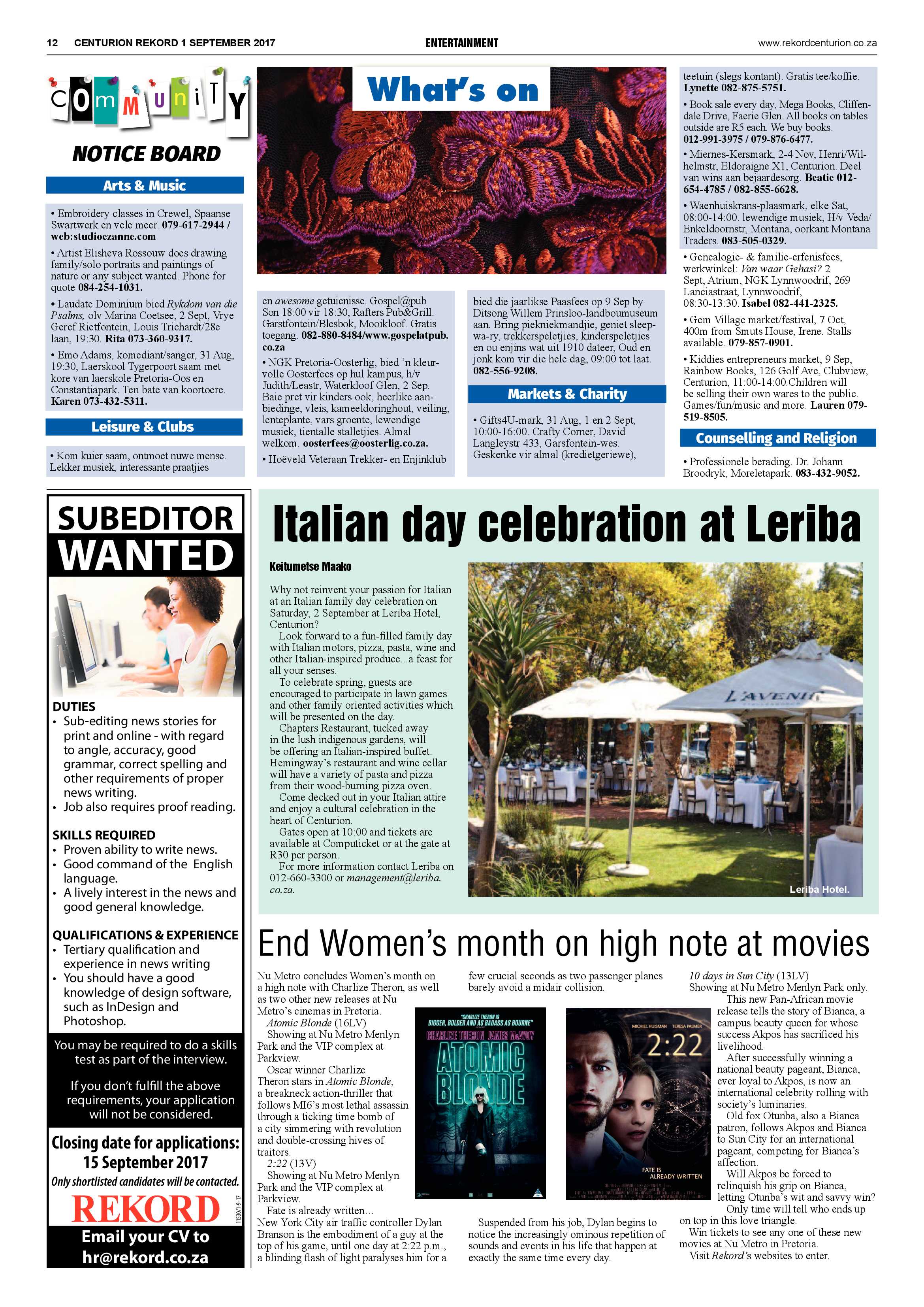 Rekord Centurion 01 September 2017 page 11