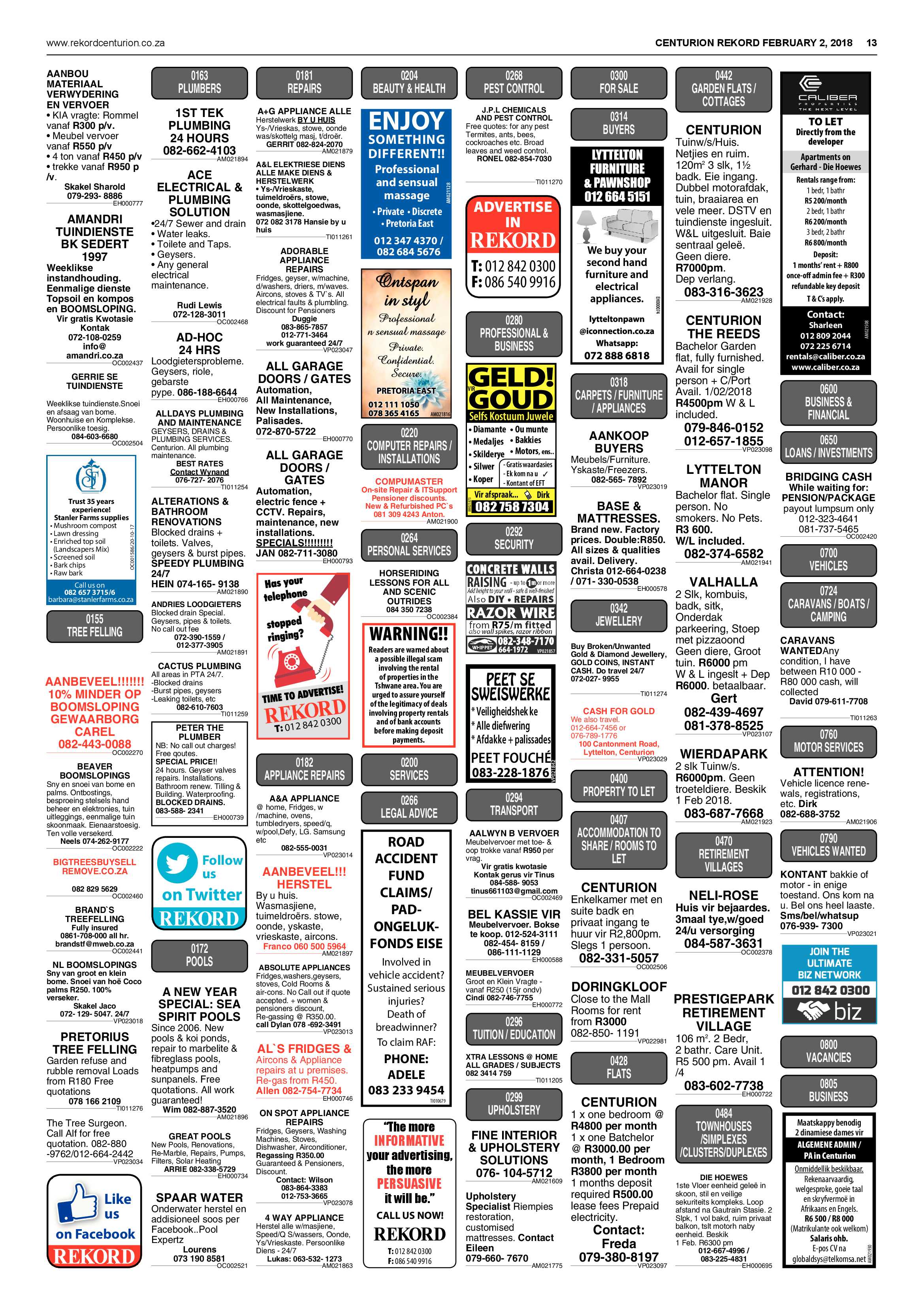 Rekord Centurion 02 February 2018 page 13