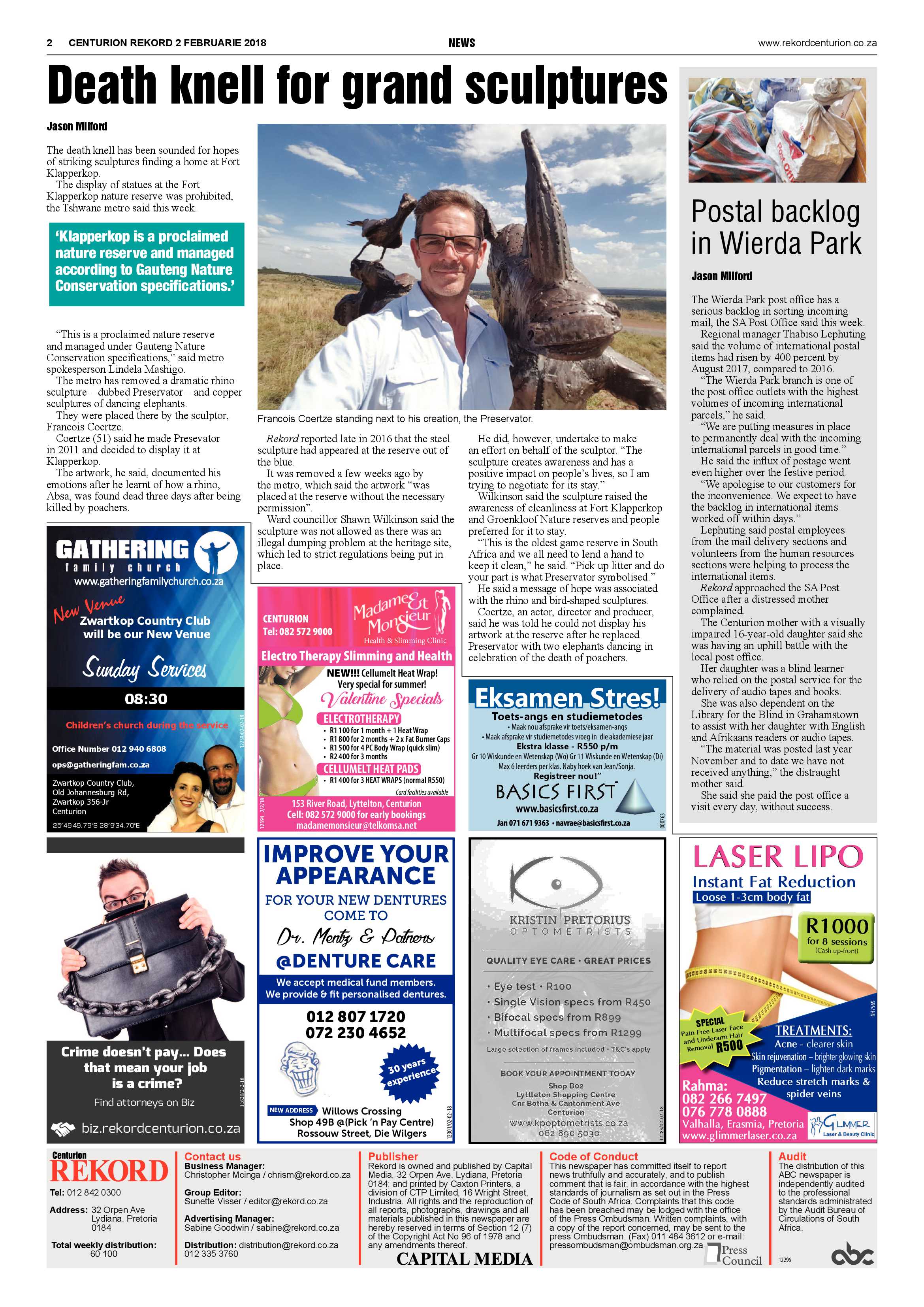 Rekord Centurion 02 February 2018 page 2