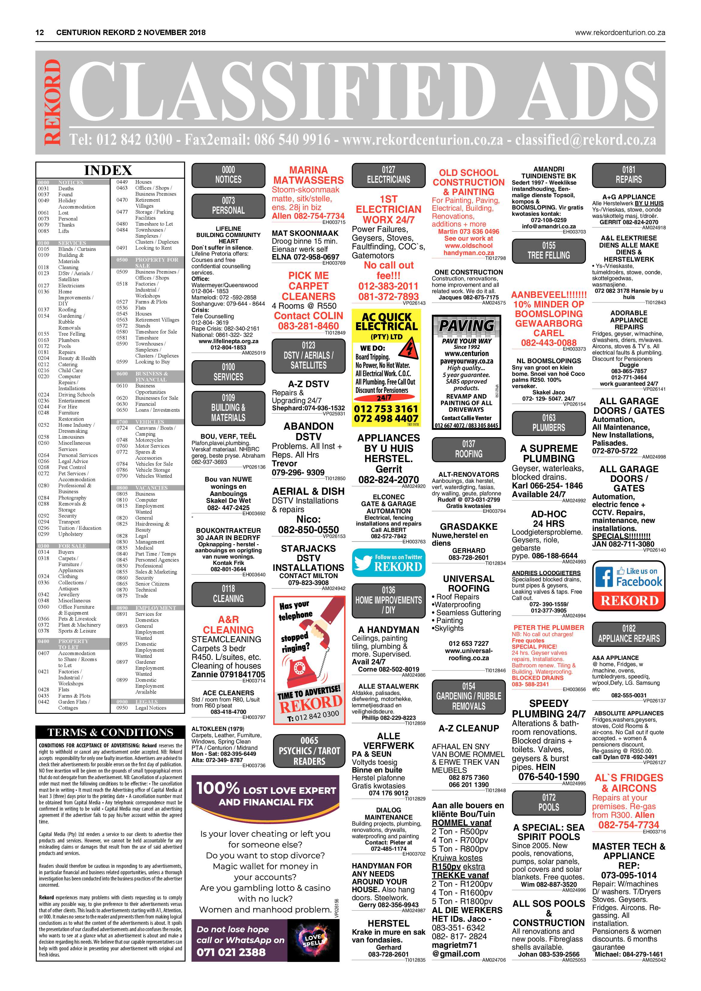 Rekord Centurion 02 November 2018 page 12