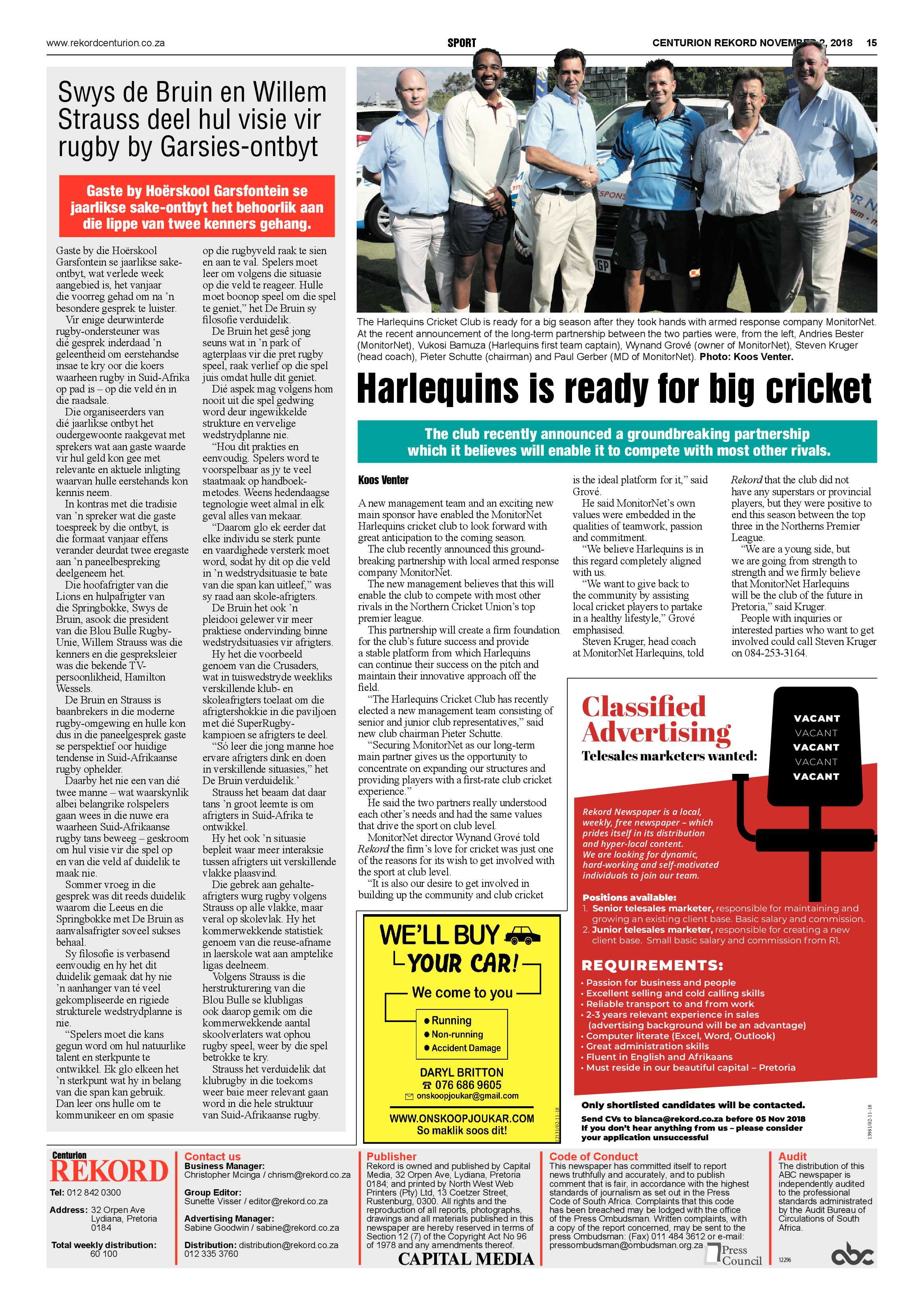 Rekord Centurion 02 November 2018 page 15