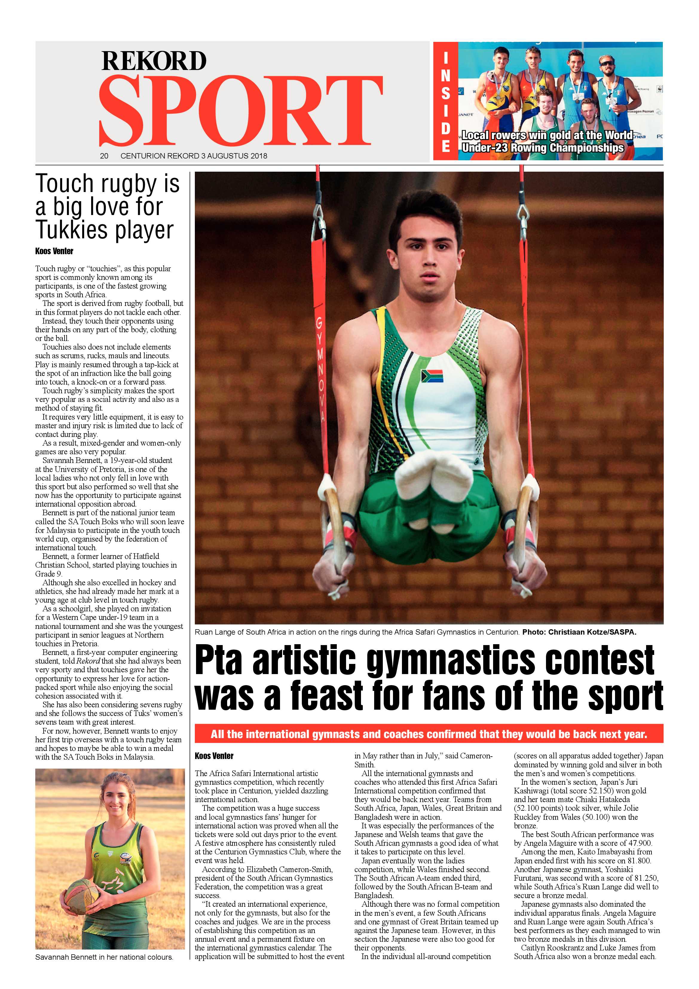 Rekord Centurion 03 August 2018 page 20