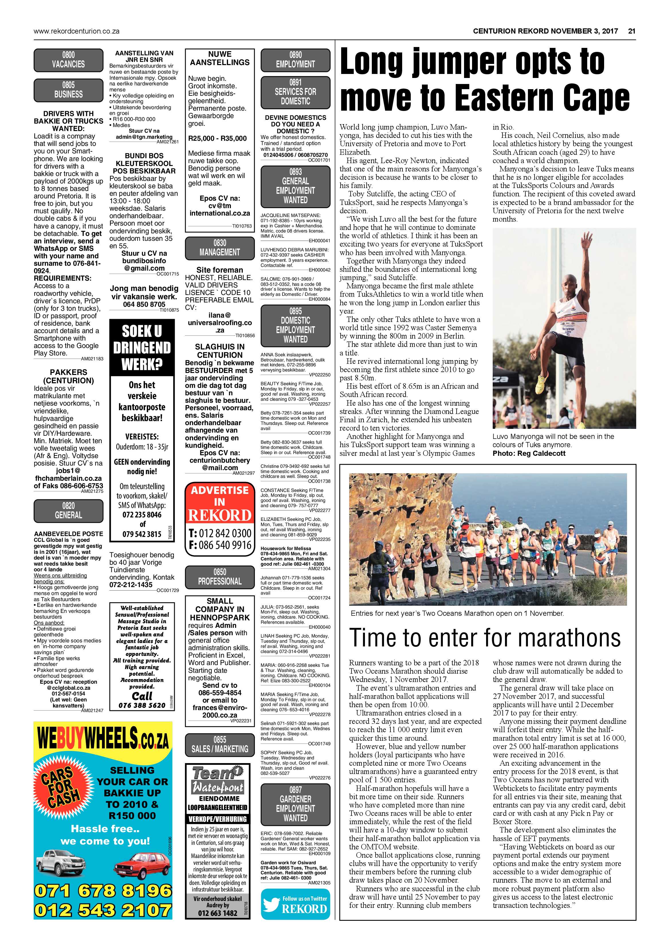 Rekord Centurion 03 November 2017 page 21