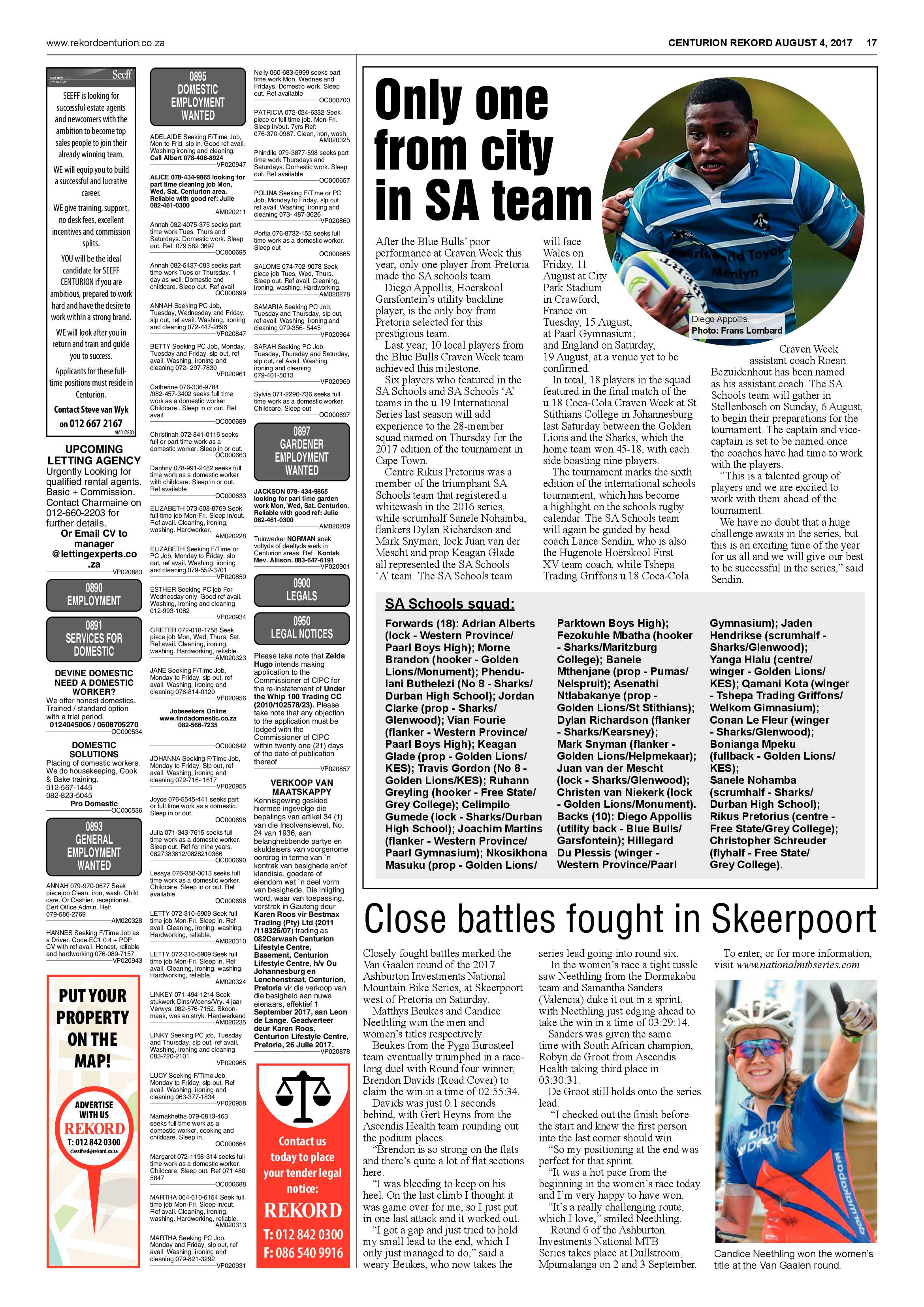 Rekord Centurion 04 August 2017 page 17
