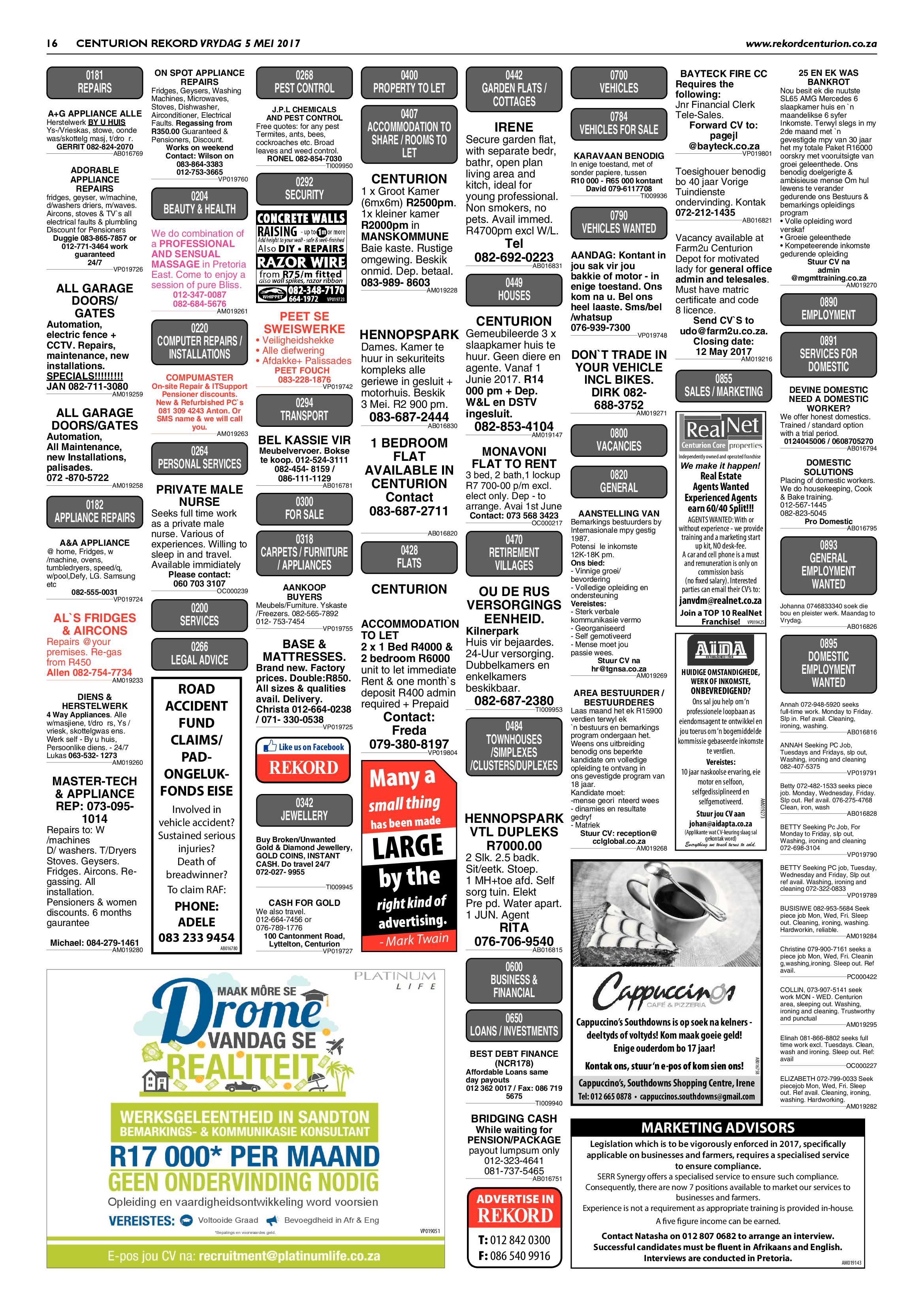 Rekord Centurion 05 May 2017 page 16