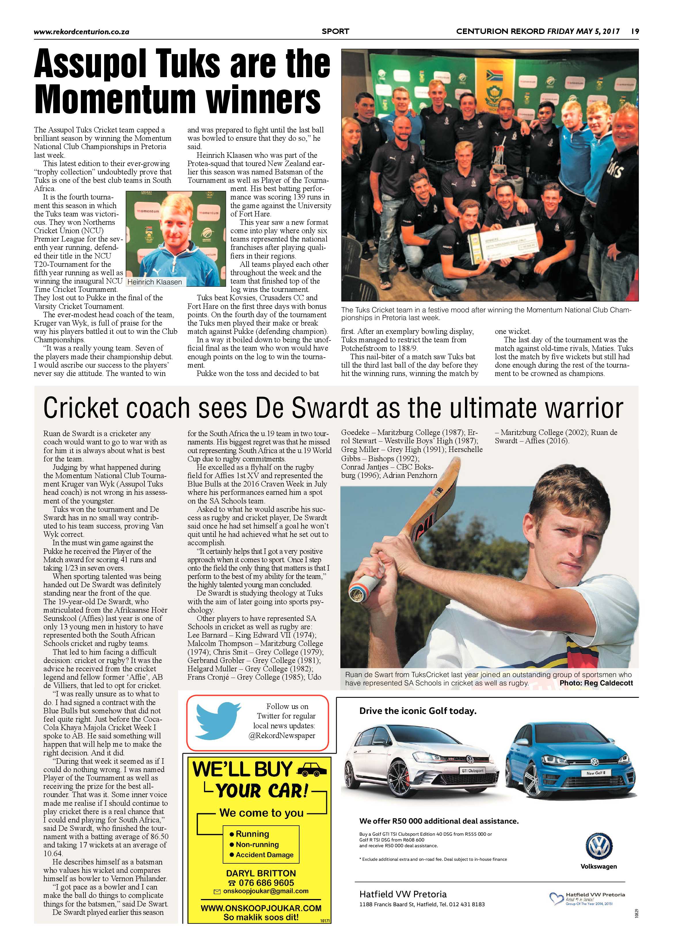 Rekord Centurion 05 May 2017 page 19
