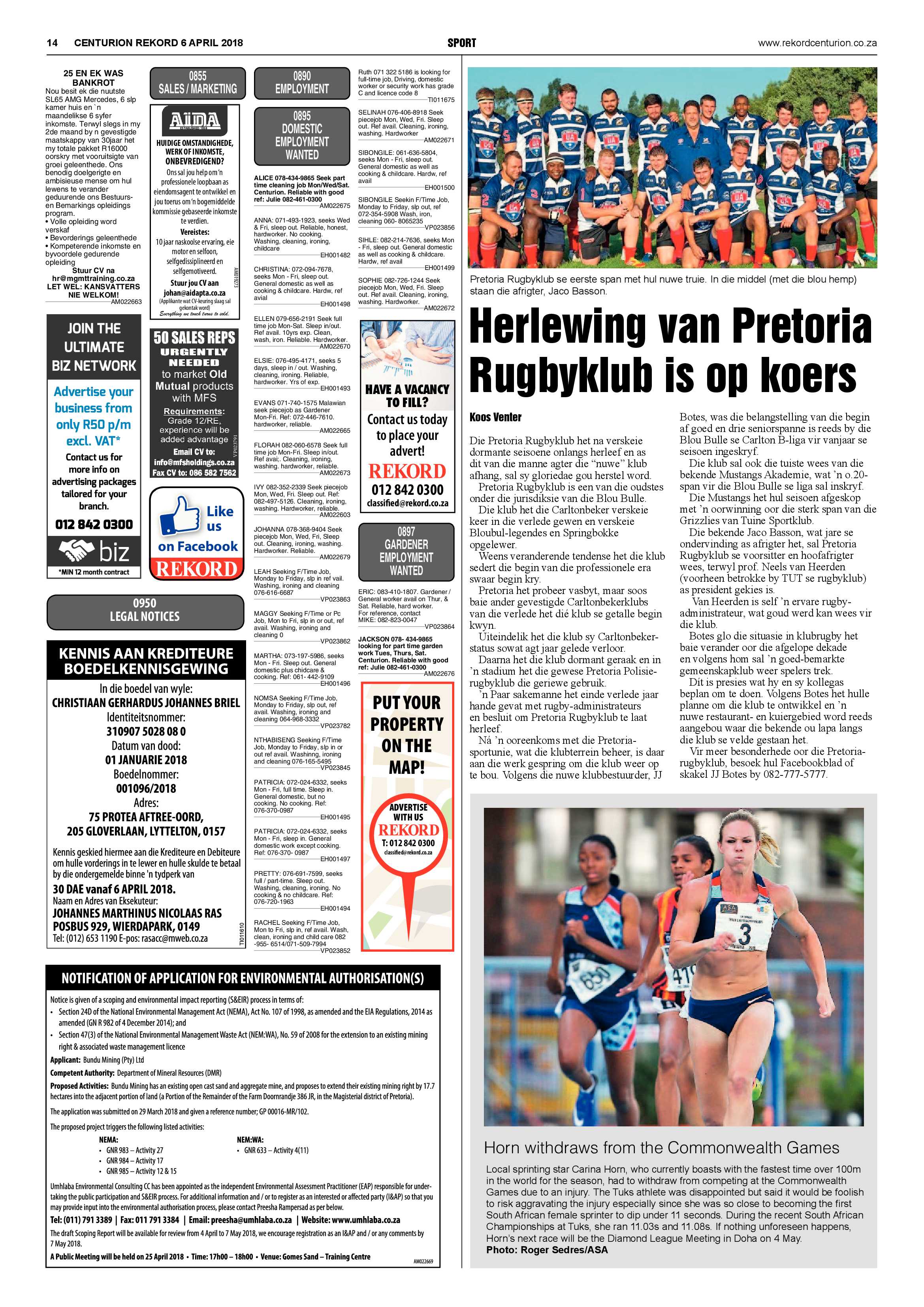 Rekord Centurion 06 April 2018 page 14