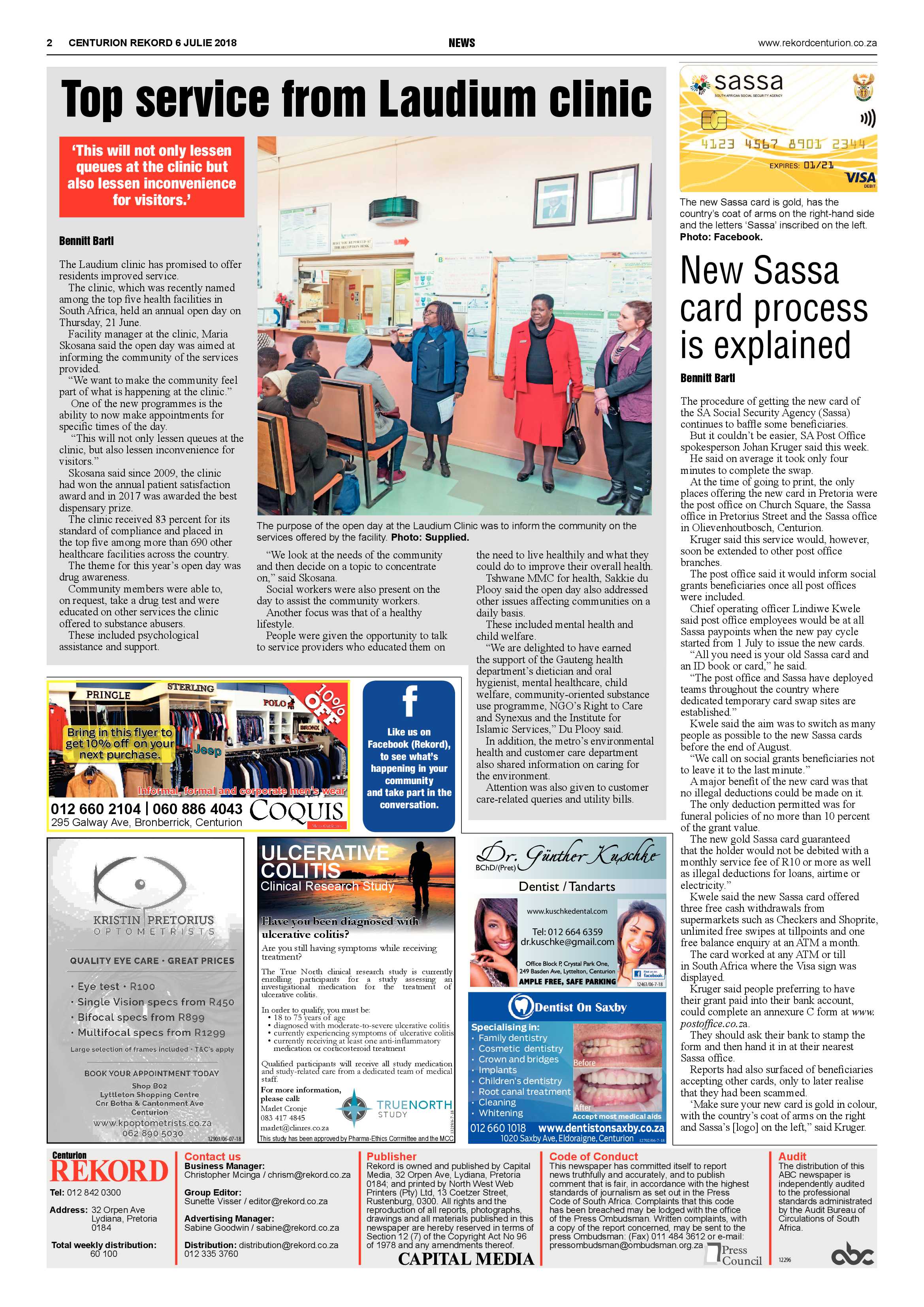 Rekord Centurion 06 July 2018 page 2
