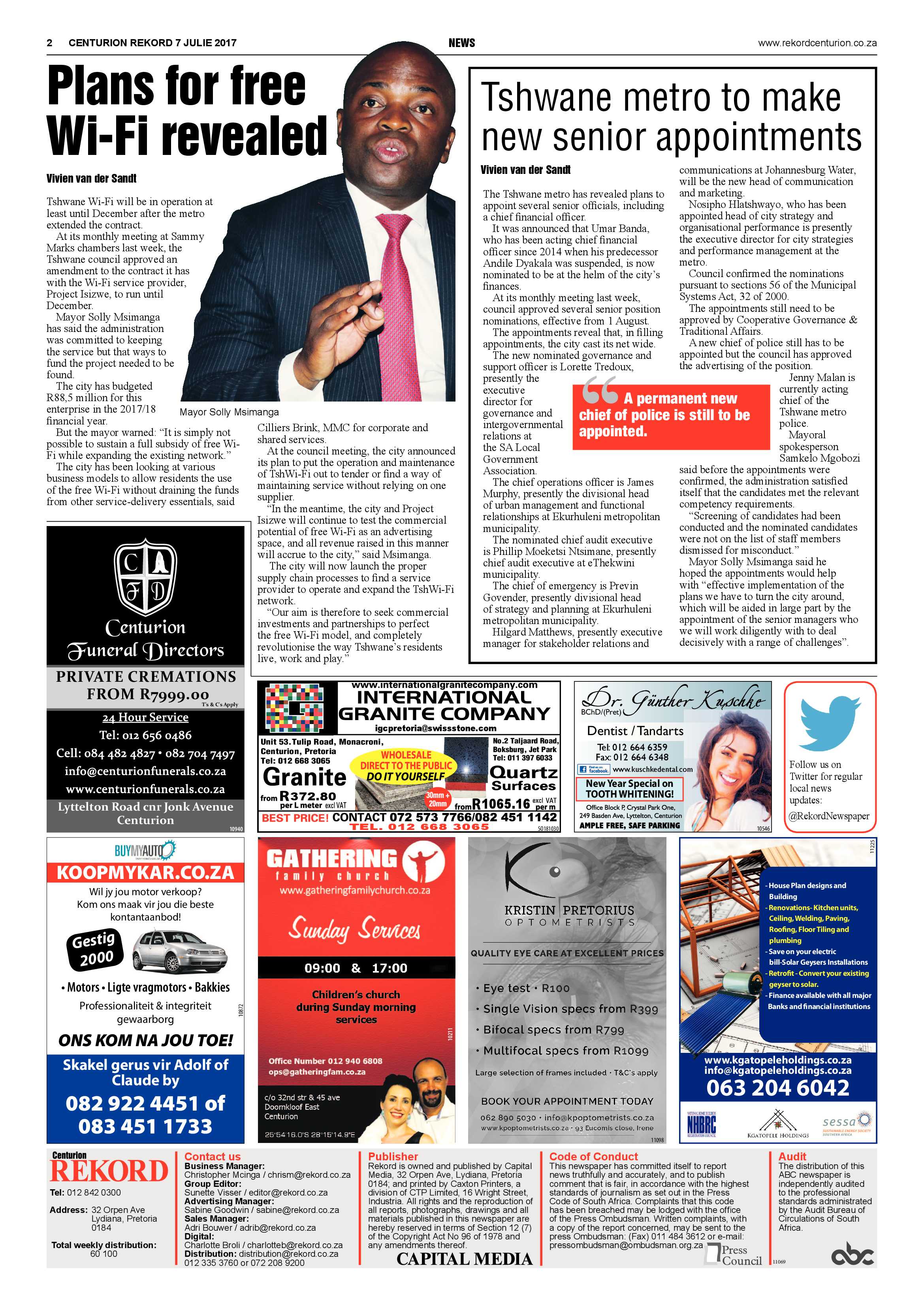 Rekord Centurion 07 July 2017 page 2