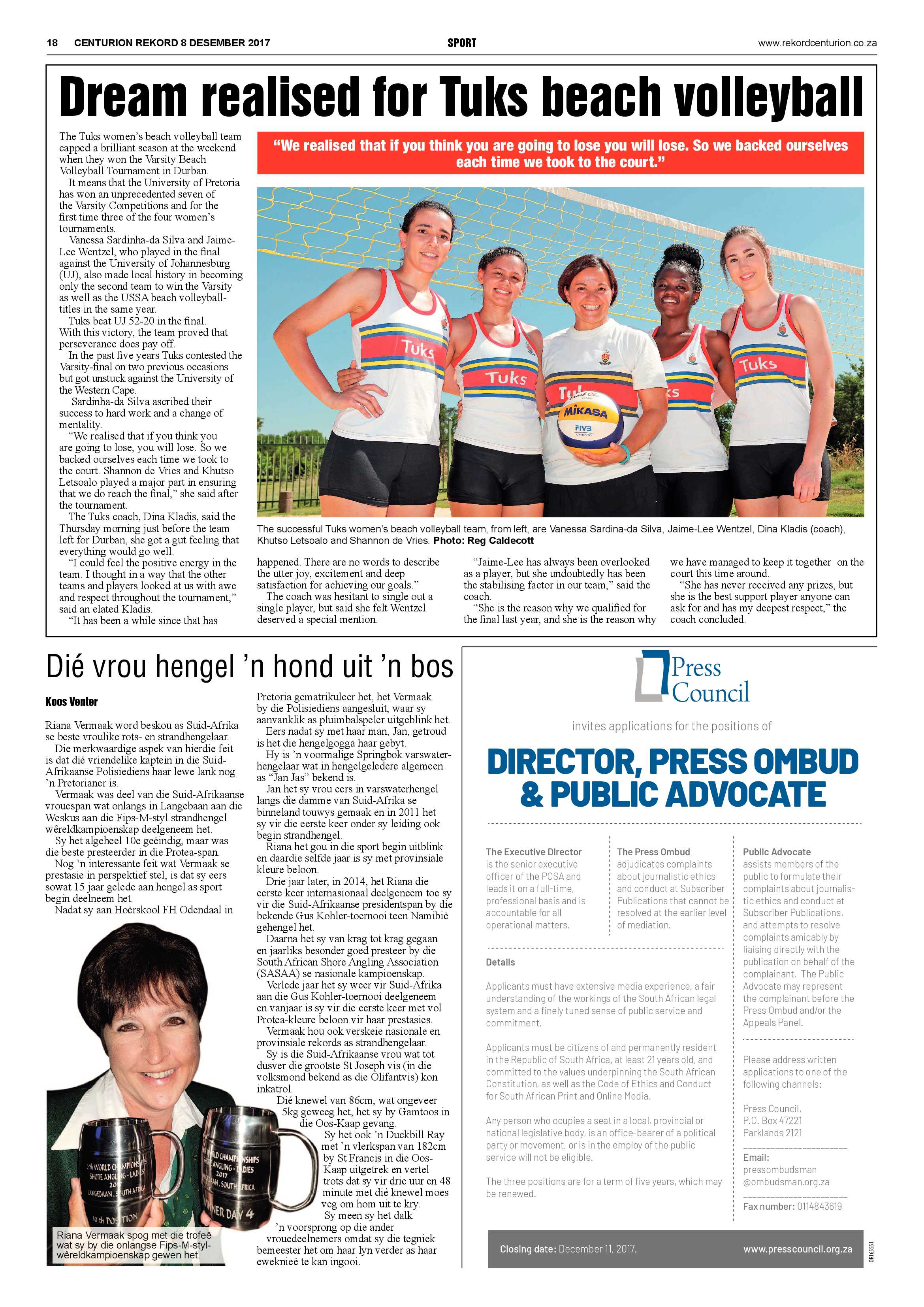 Rekord Centurion 08 December 2017 page 18