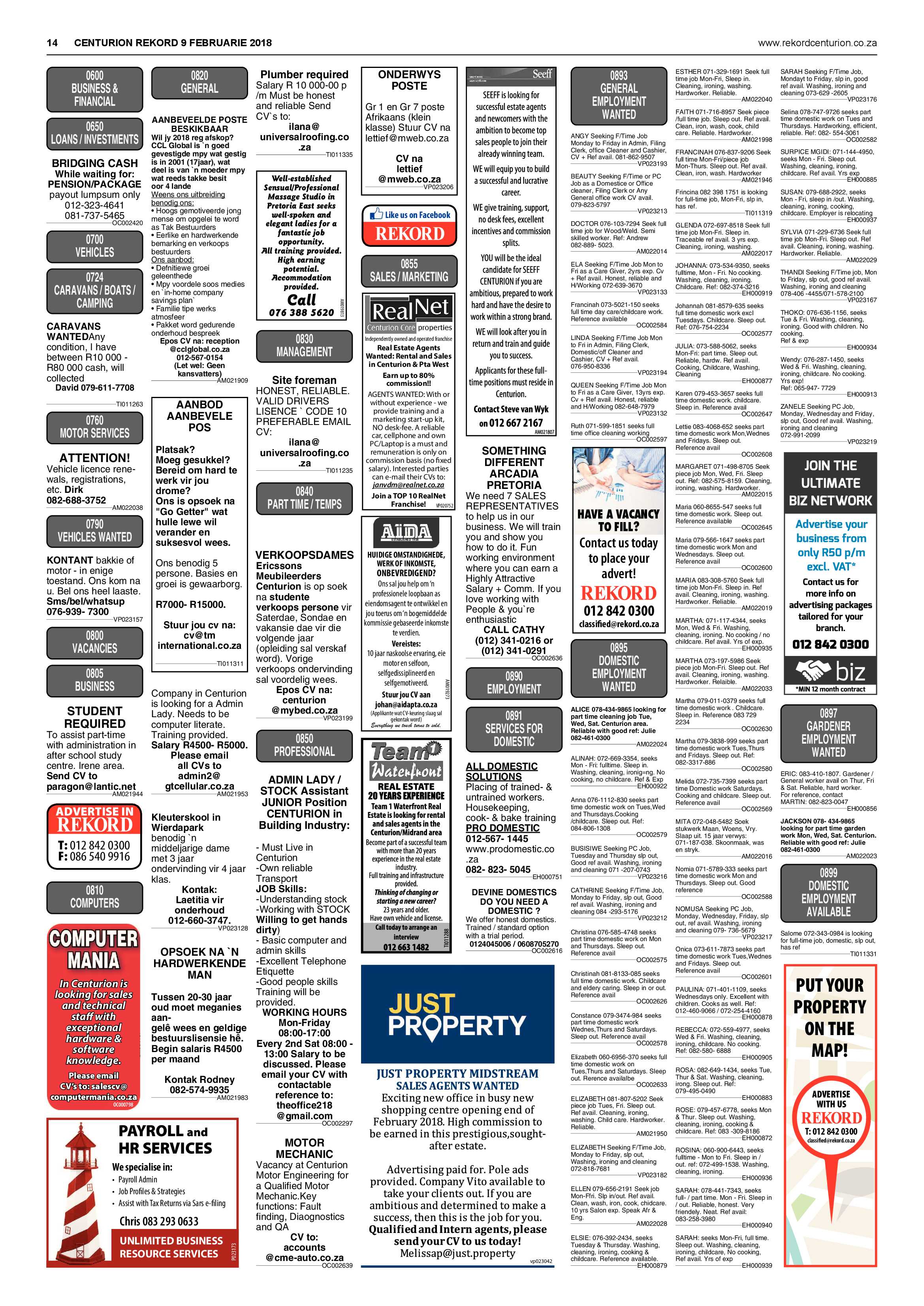 Rekord Centurion 09 February 2018 page 14