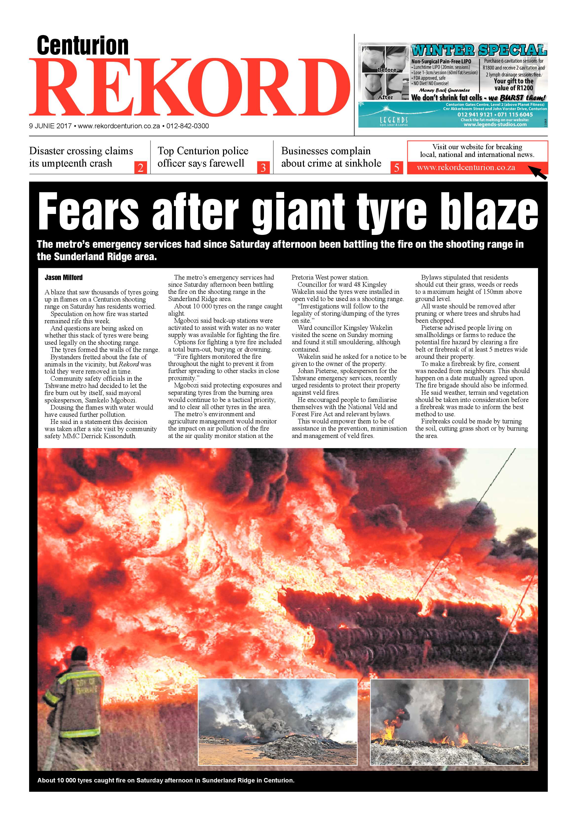 Rekord Centurion 09 June 2017 page 1