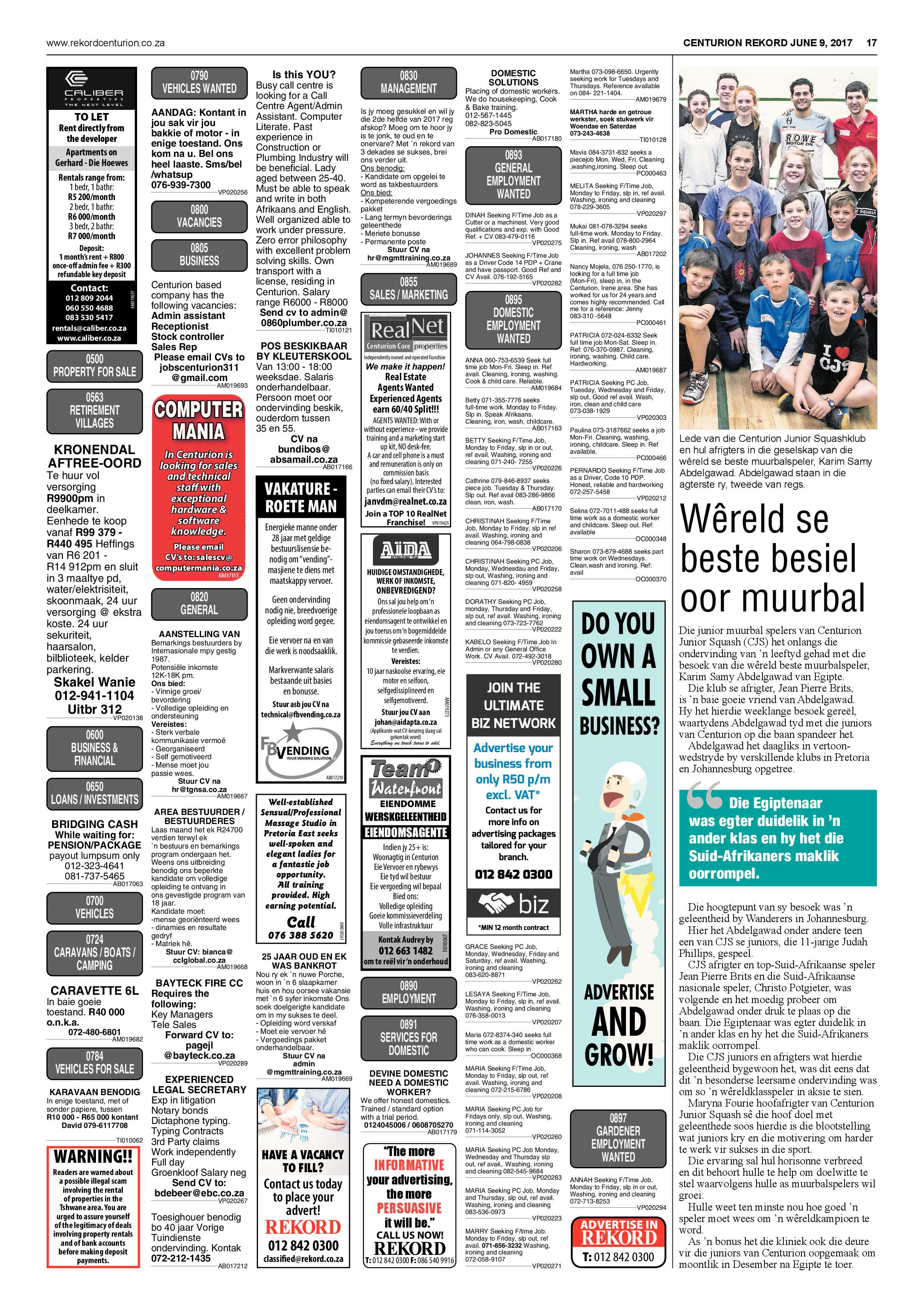 Rekord Centurion 09 June 2017 page 17