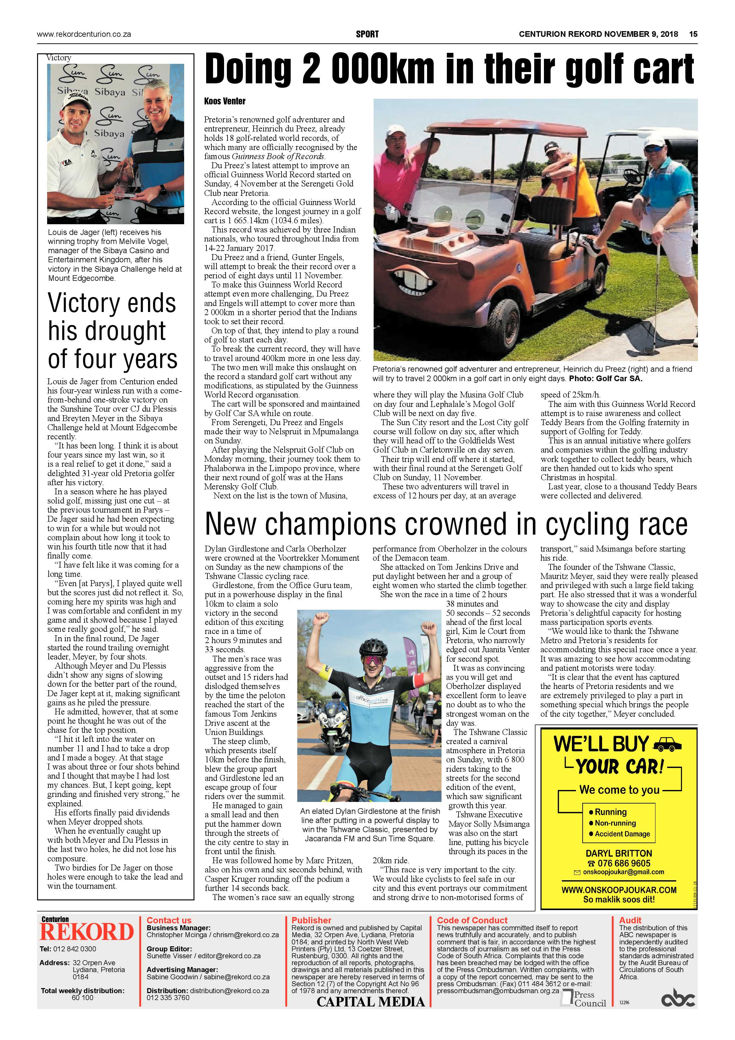 Rekord Centurion 09 November 2018 page 15