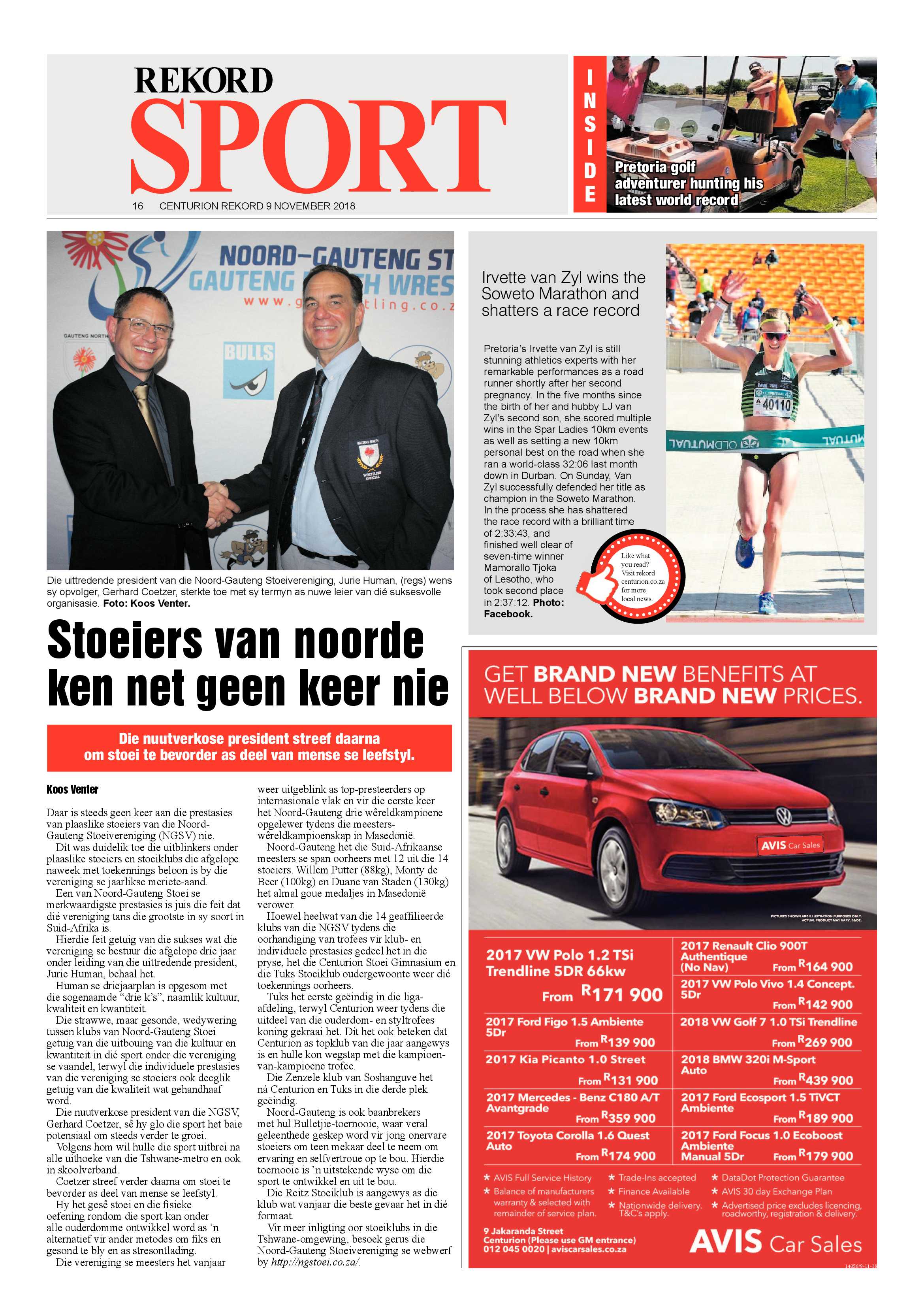 Rekord Centurion 09 November 2018 page 16