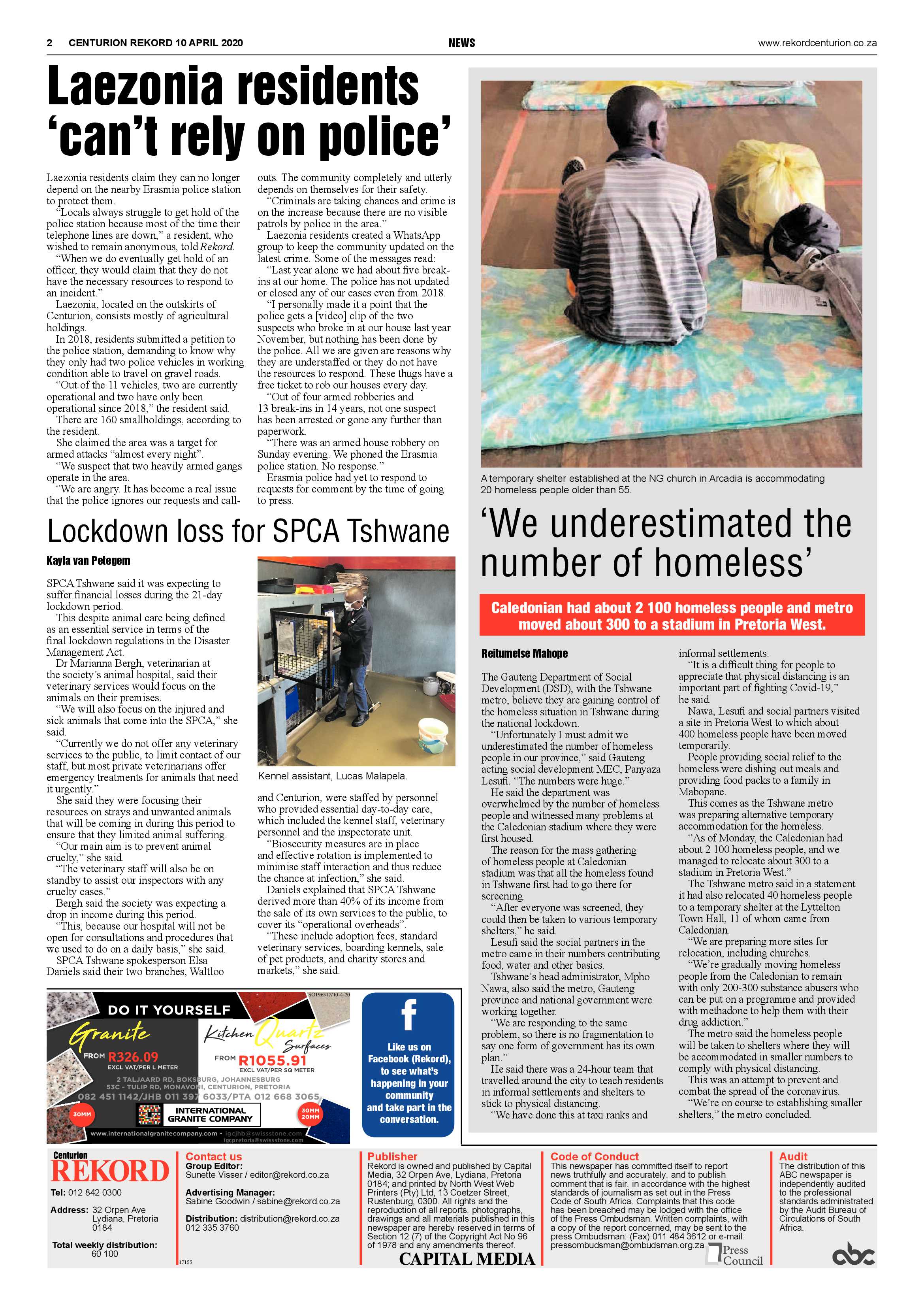 Rekord Centurion 10 April 2020 page 2