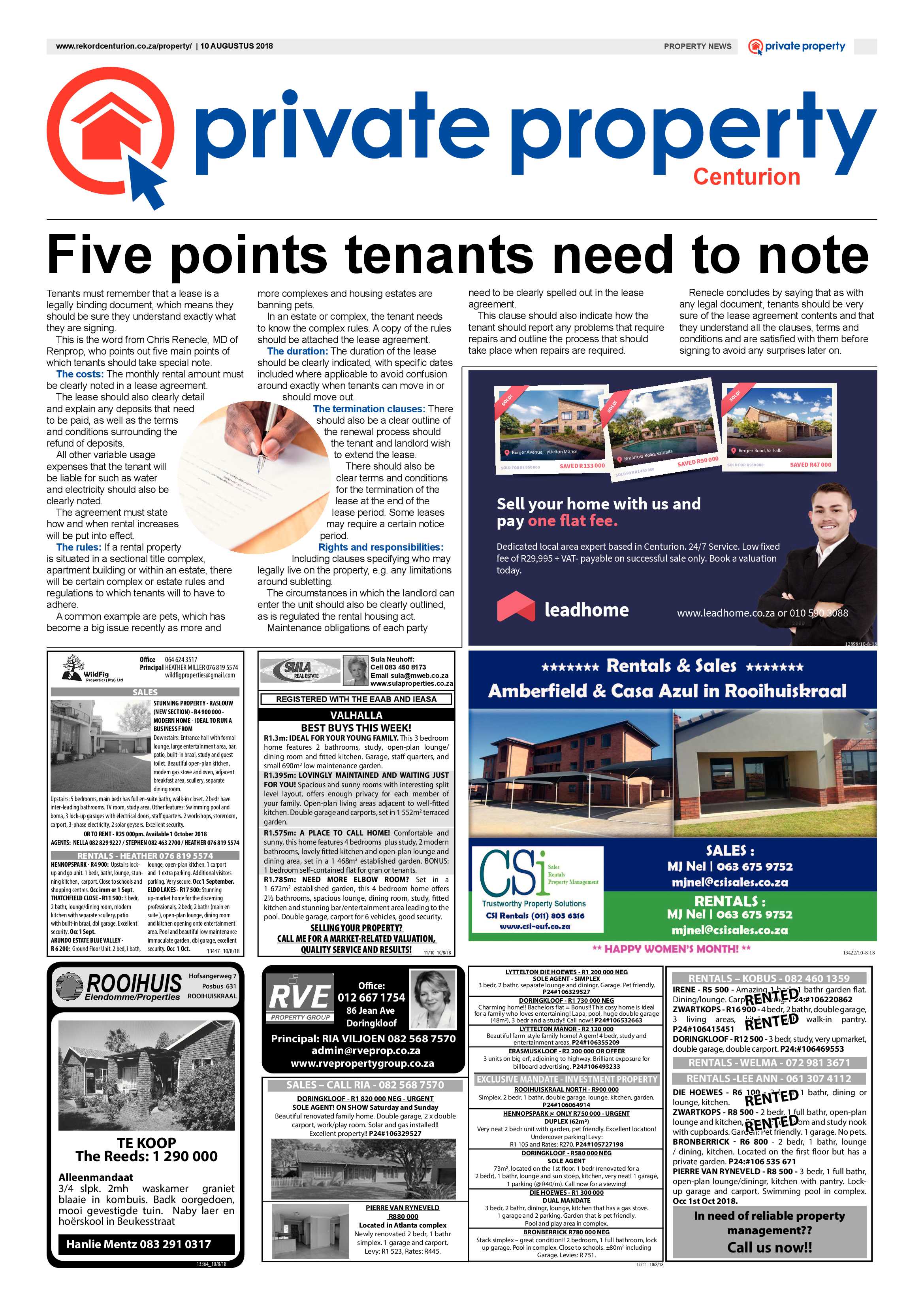 Rekord Centurion 10 August 2018 page 13