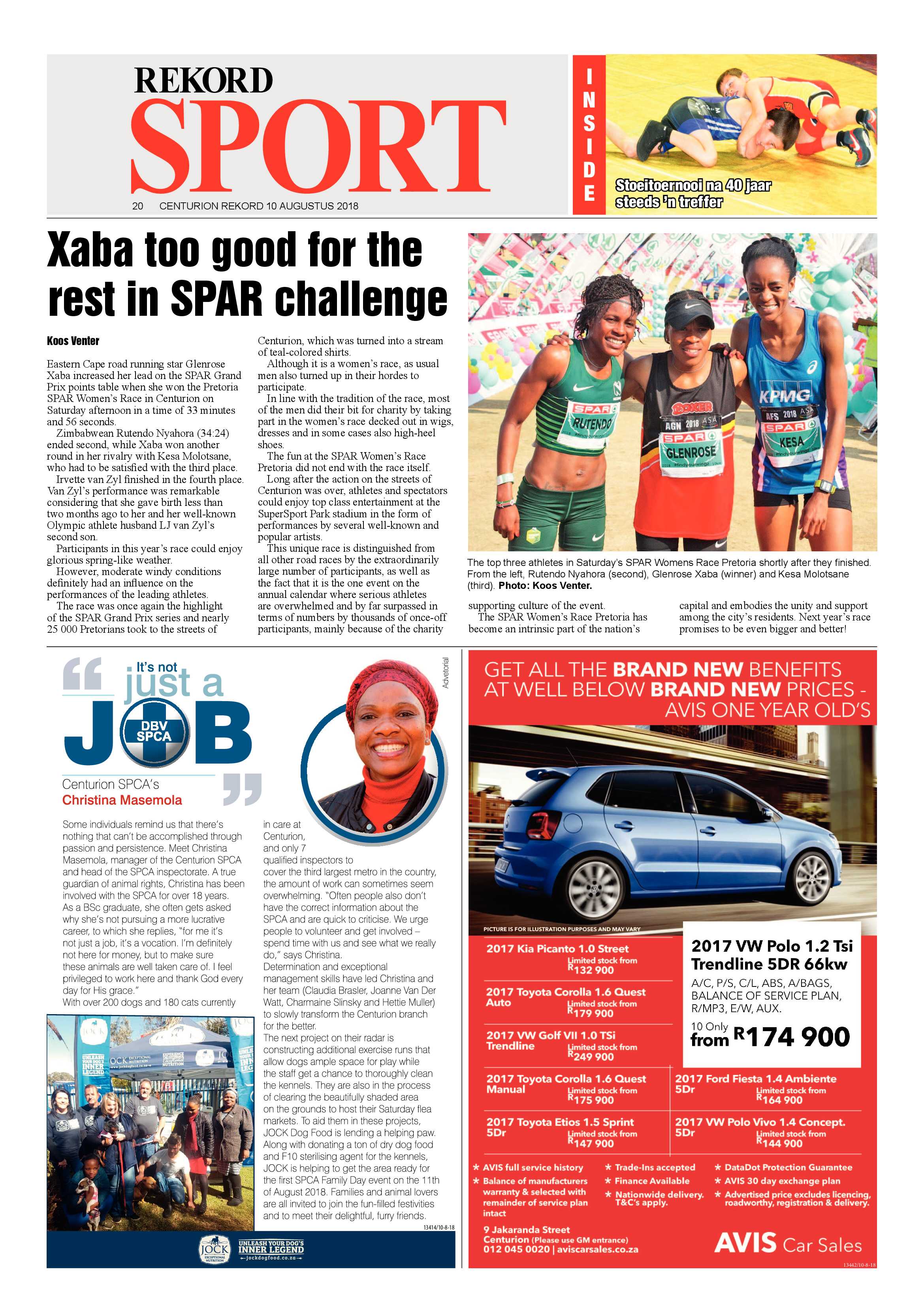 Rekord Centurion 10 August 2018 page 20