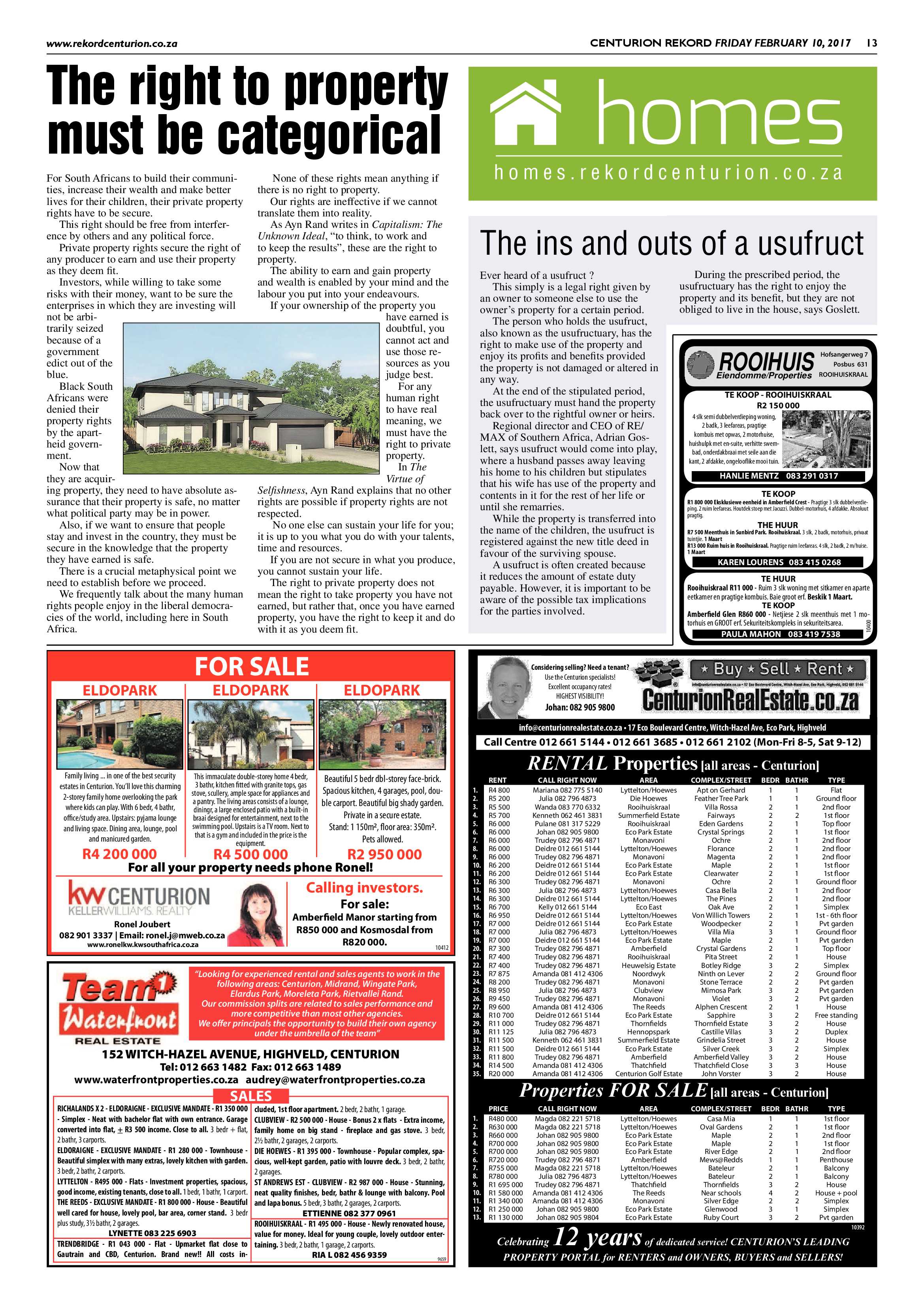 Rekord Centurion 10 February 2017 page 13