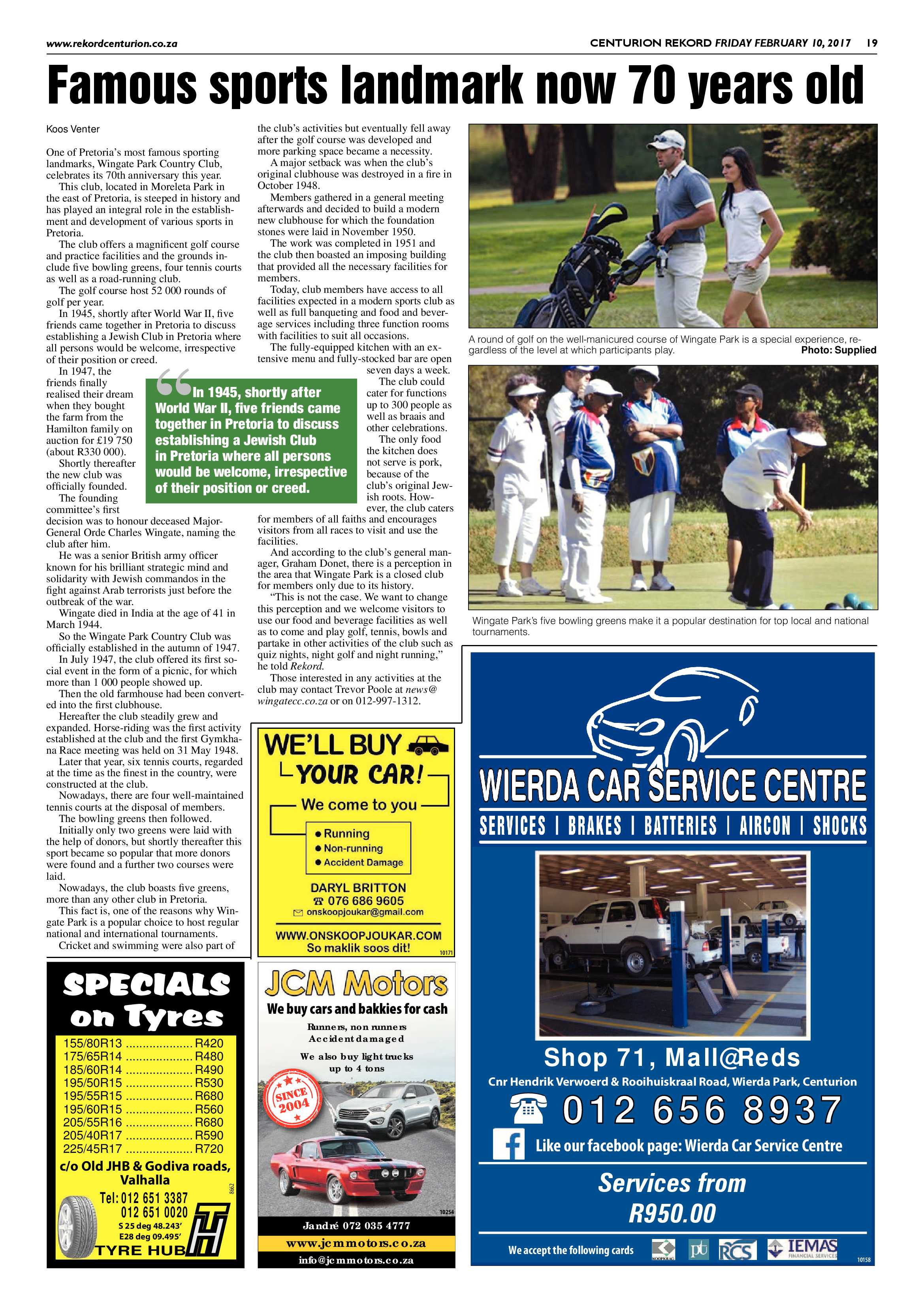 Rekord Centurion 10 February 2017 page 19