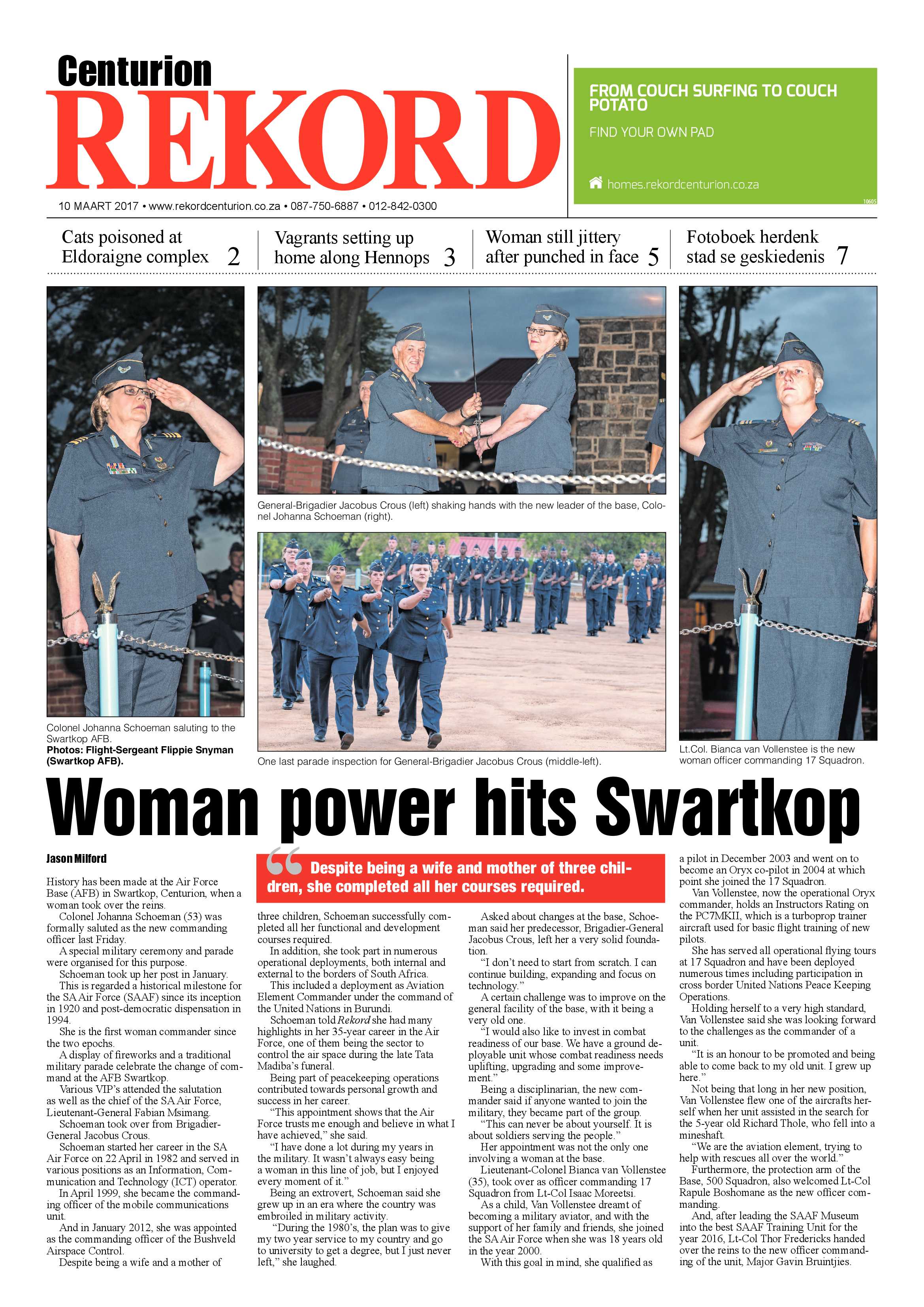 Rekord Centurion 10 March 2017 page 1