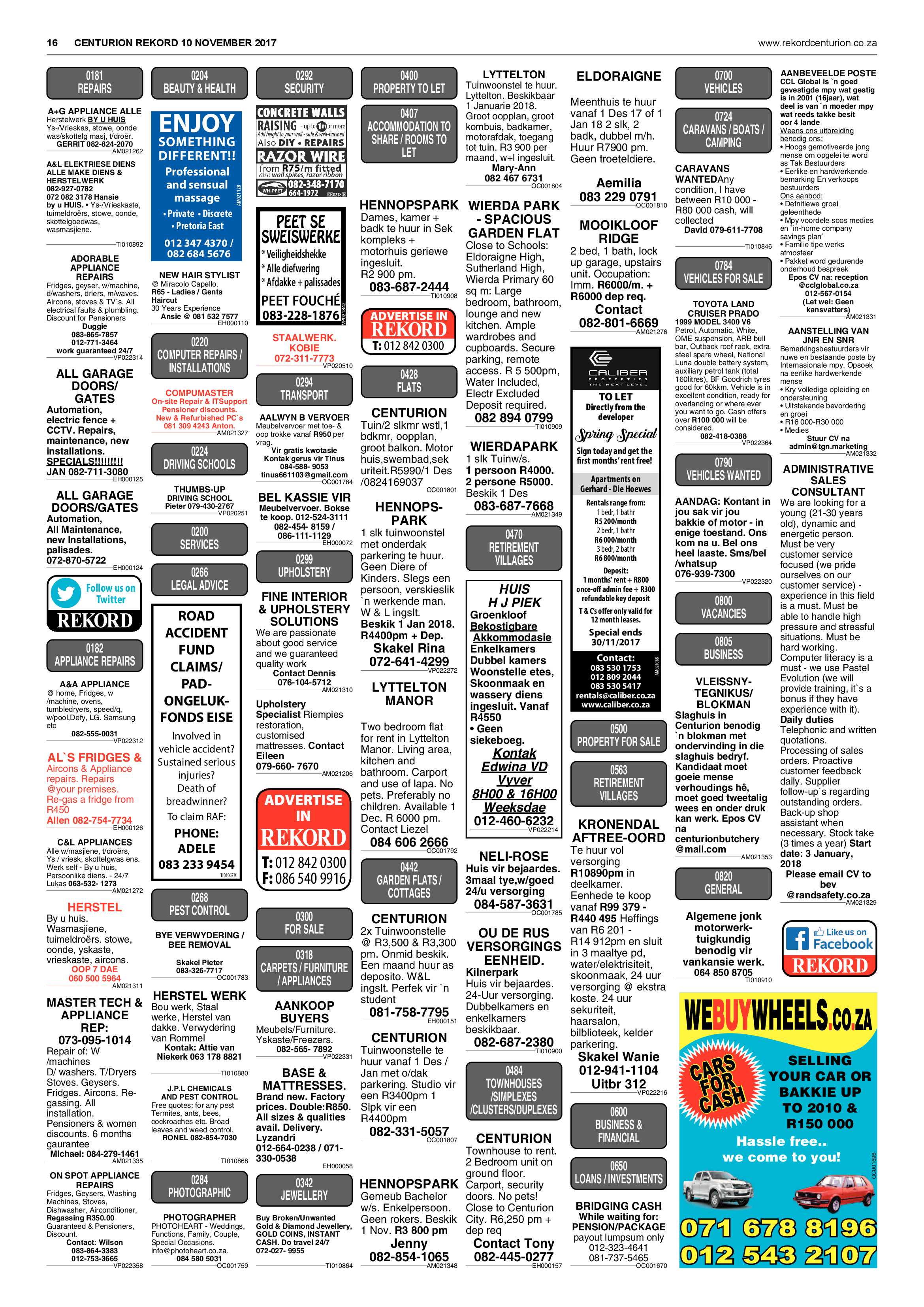 Rekord Centurion 10 November 2017 page 16