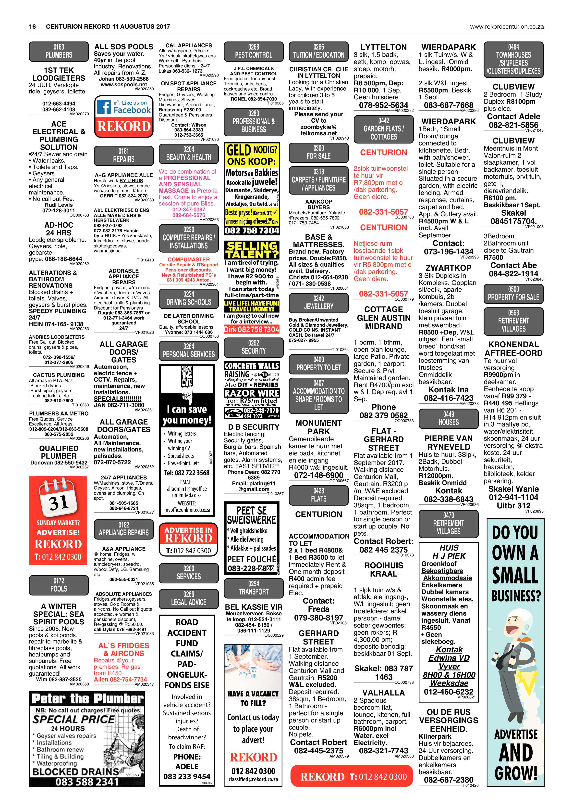 Rekord Centurion 11 August 2017 page 16