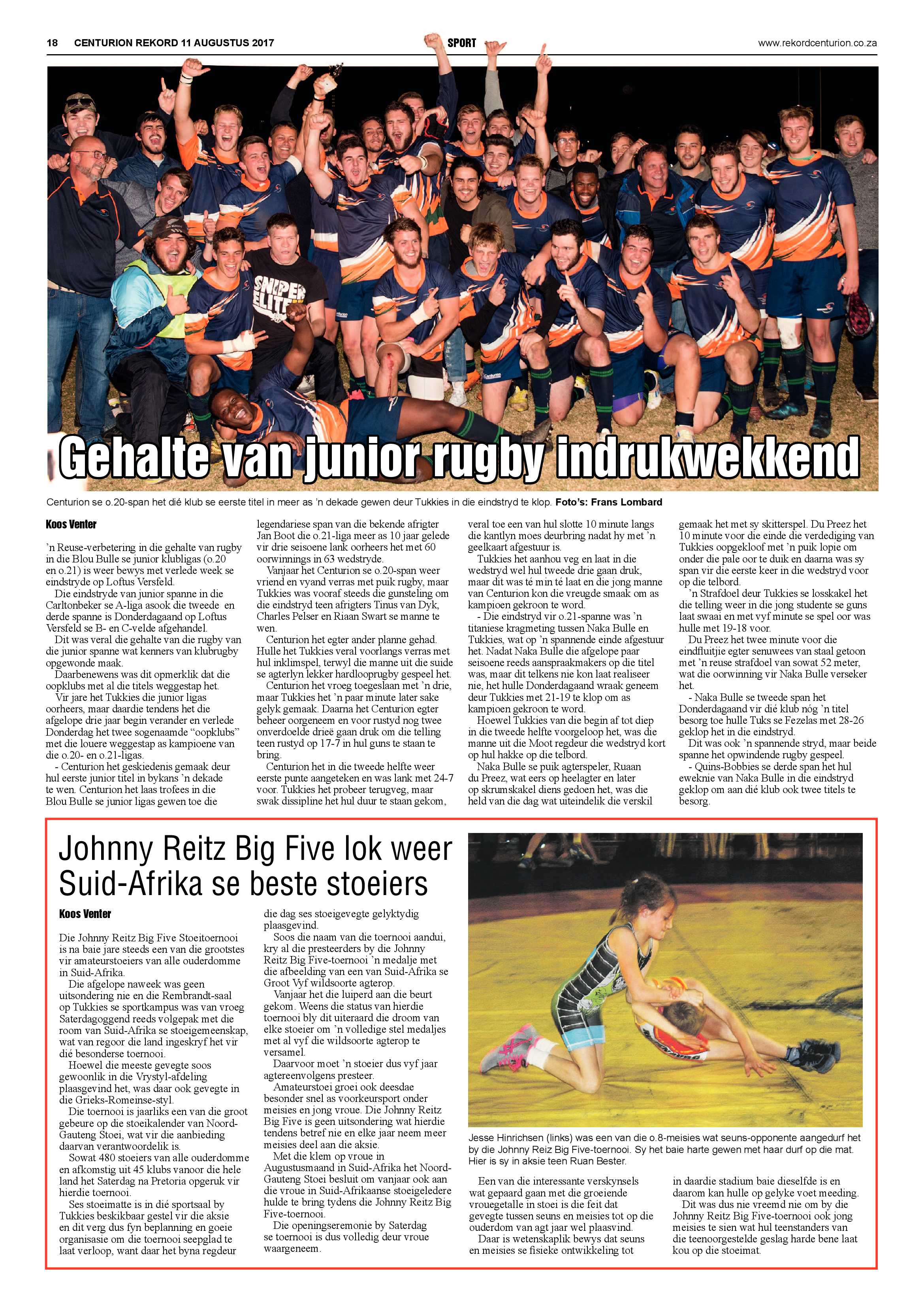 Rekord Centurion 11 August 2017 page 18