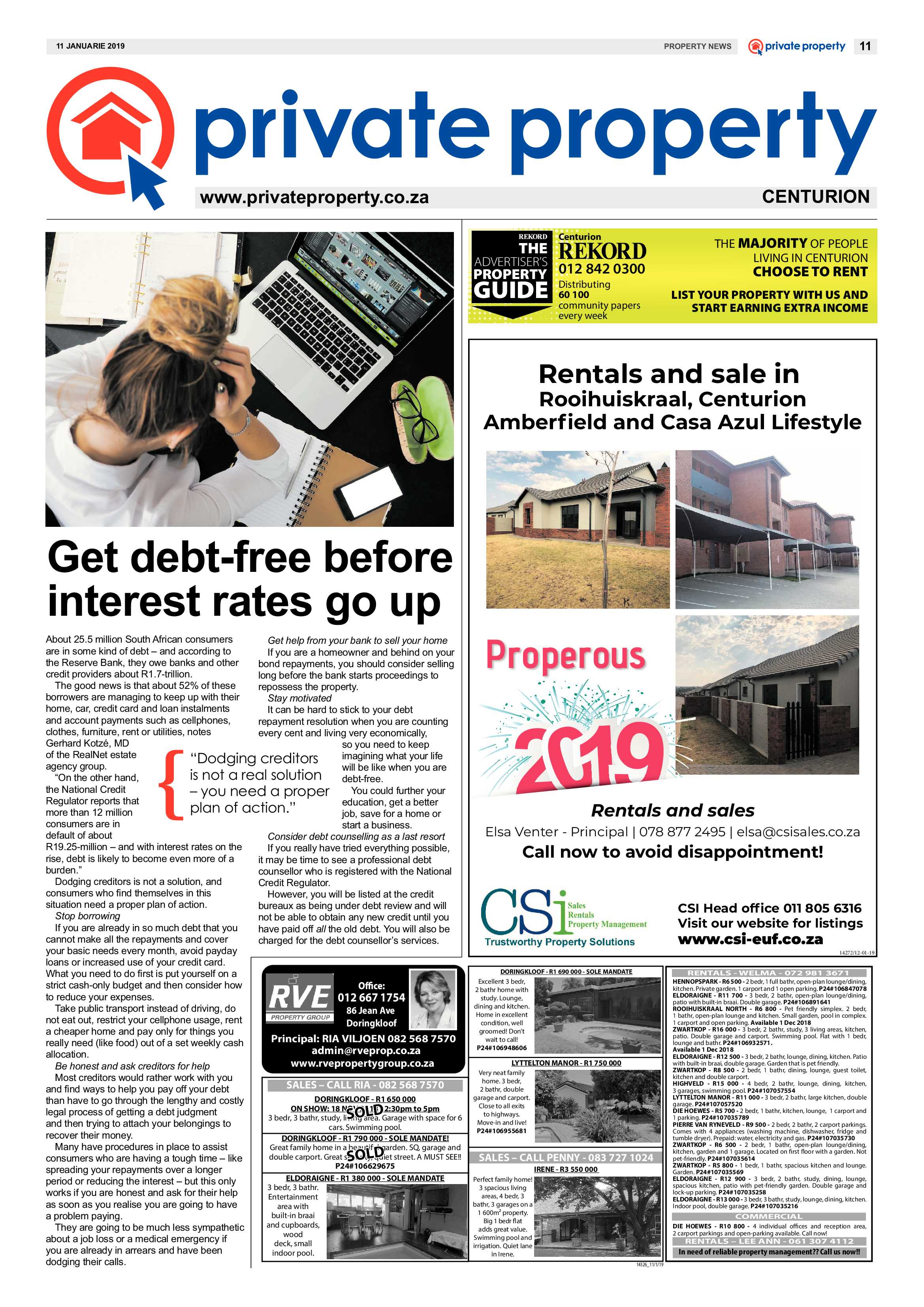 Rekord Centurion 11 January 2019 page 11