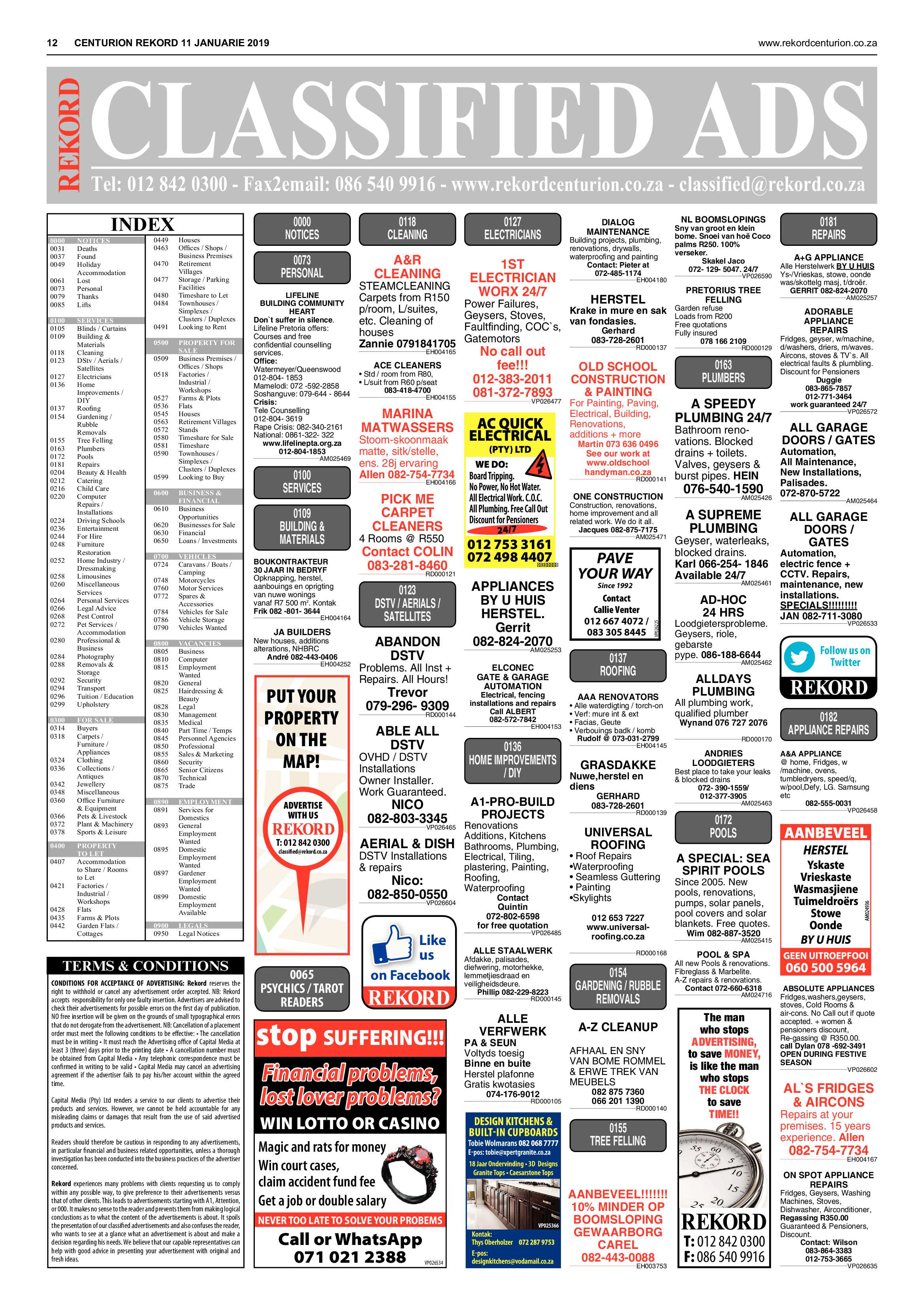 Rekord Centurion 11 January 2019 page 12