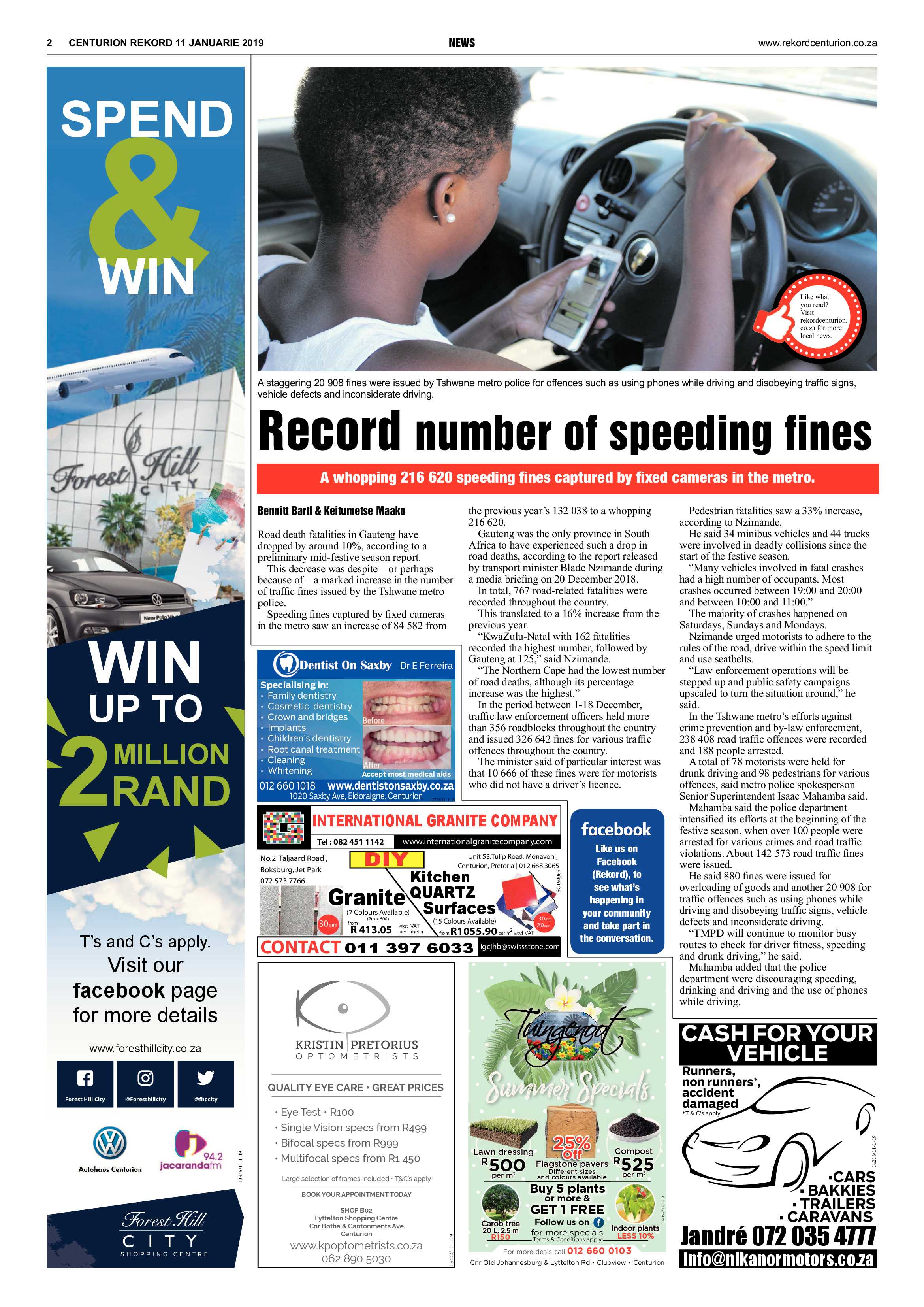Rekord Centurion 11 January 2019 page 2