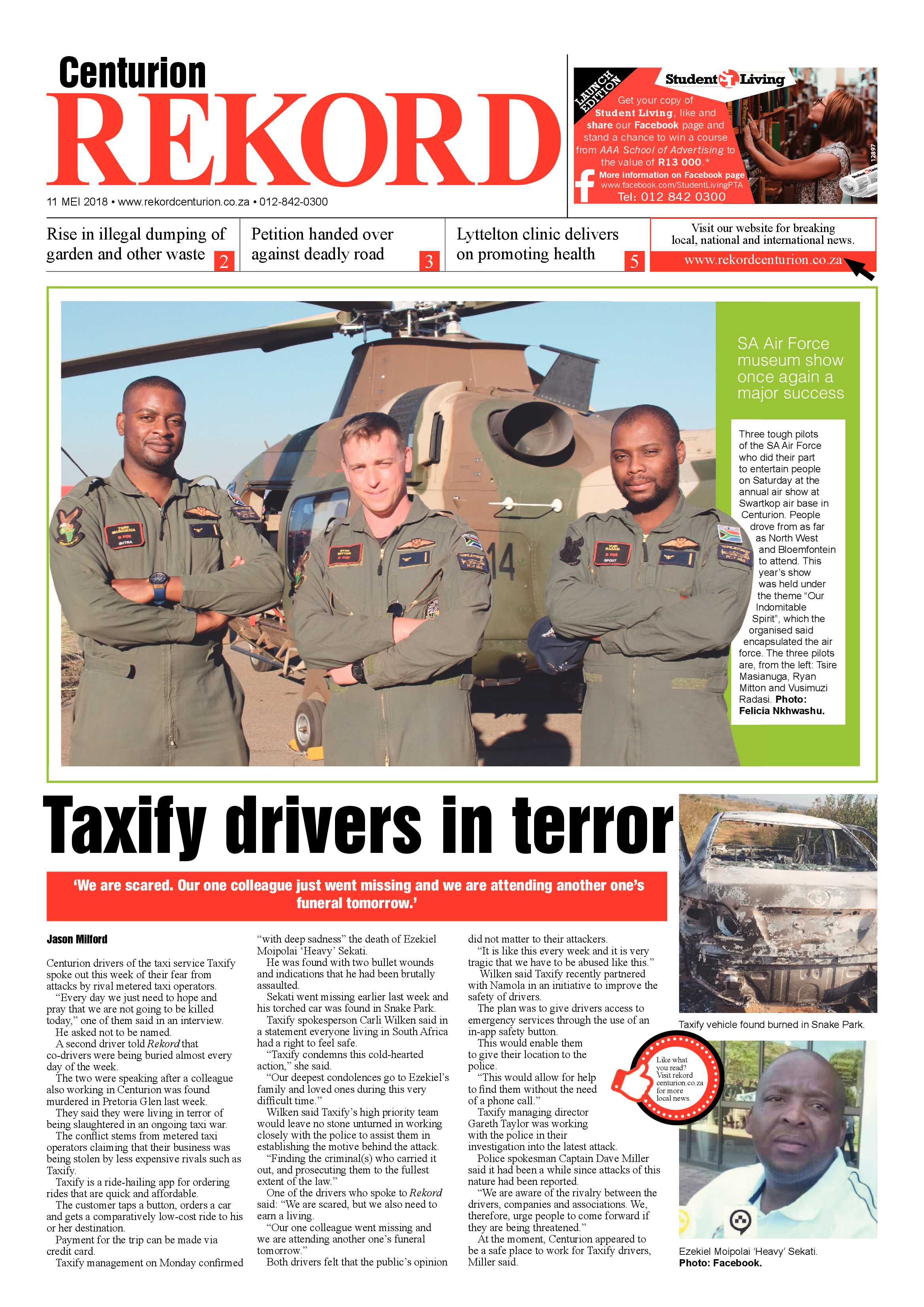 Rekord Centurion 11 May 2018 page 1