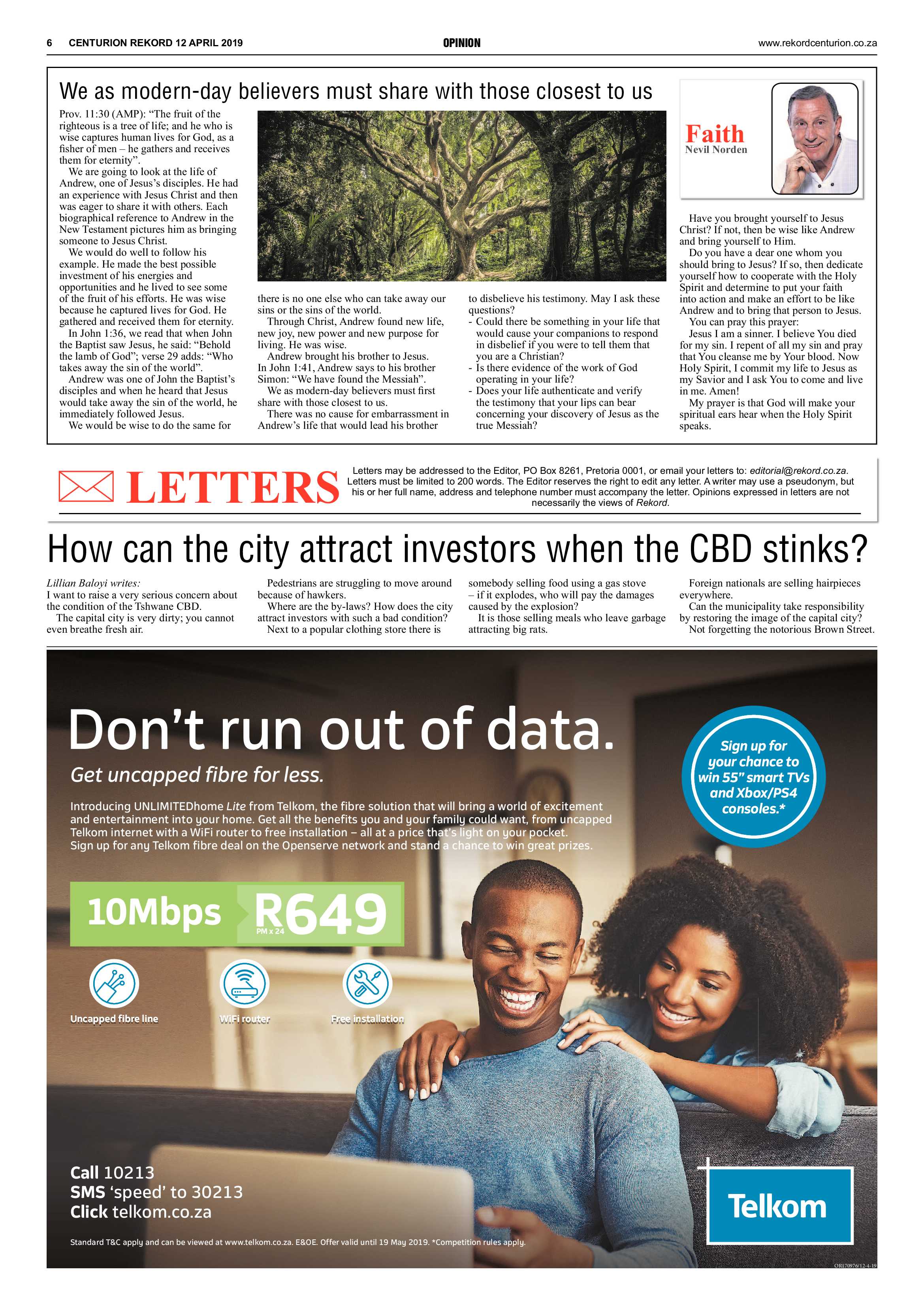 Rekord Centurion 12 April 2019 page 6