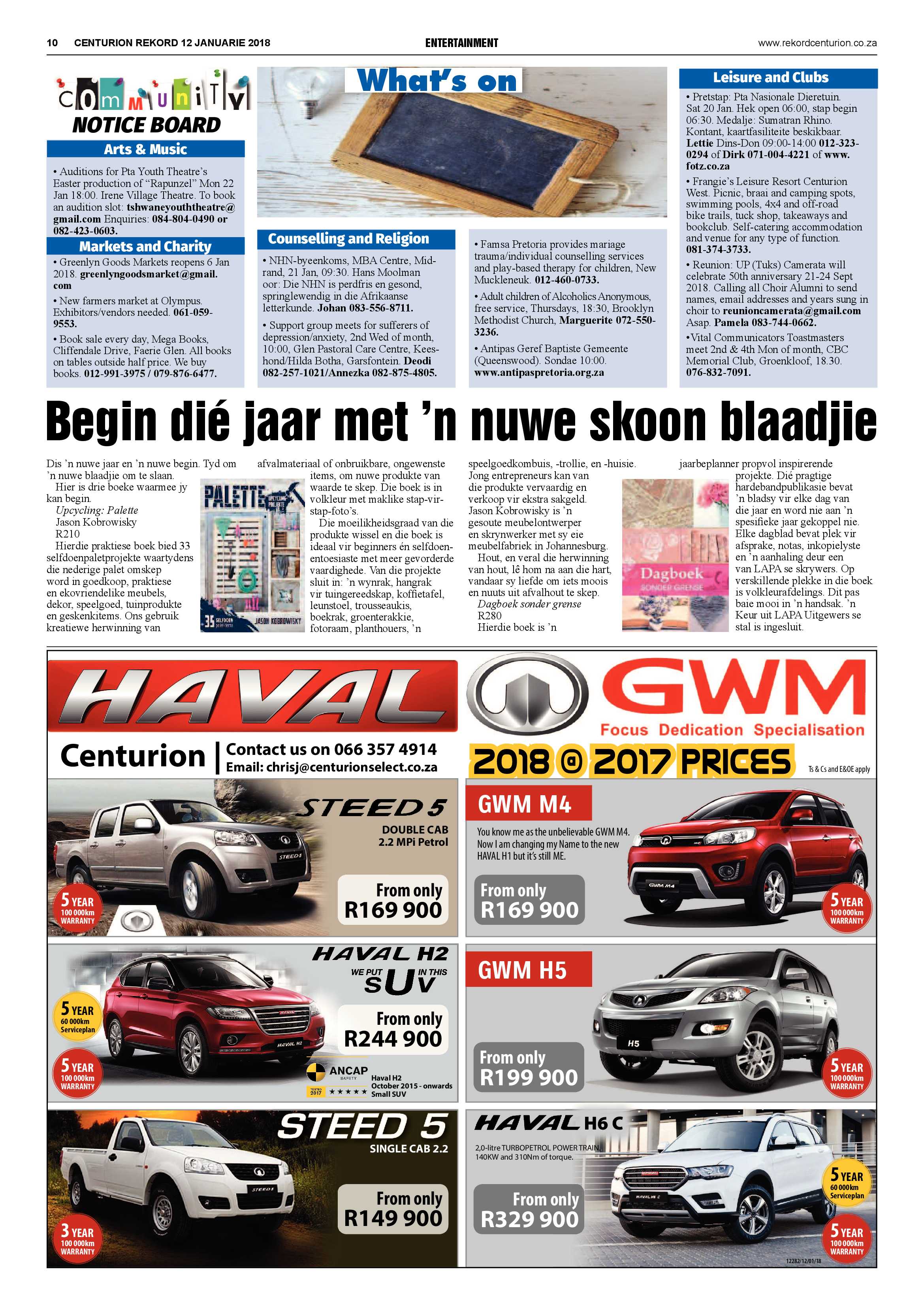 Rekord Centurion 12 January 2018 page 10