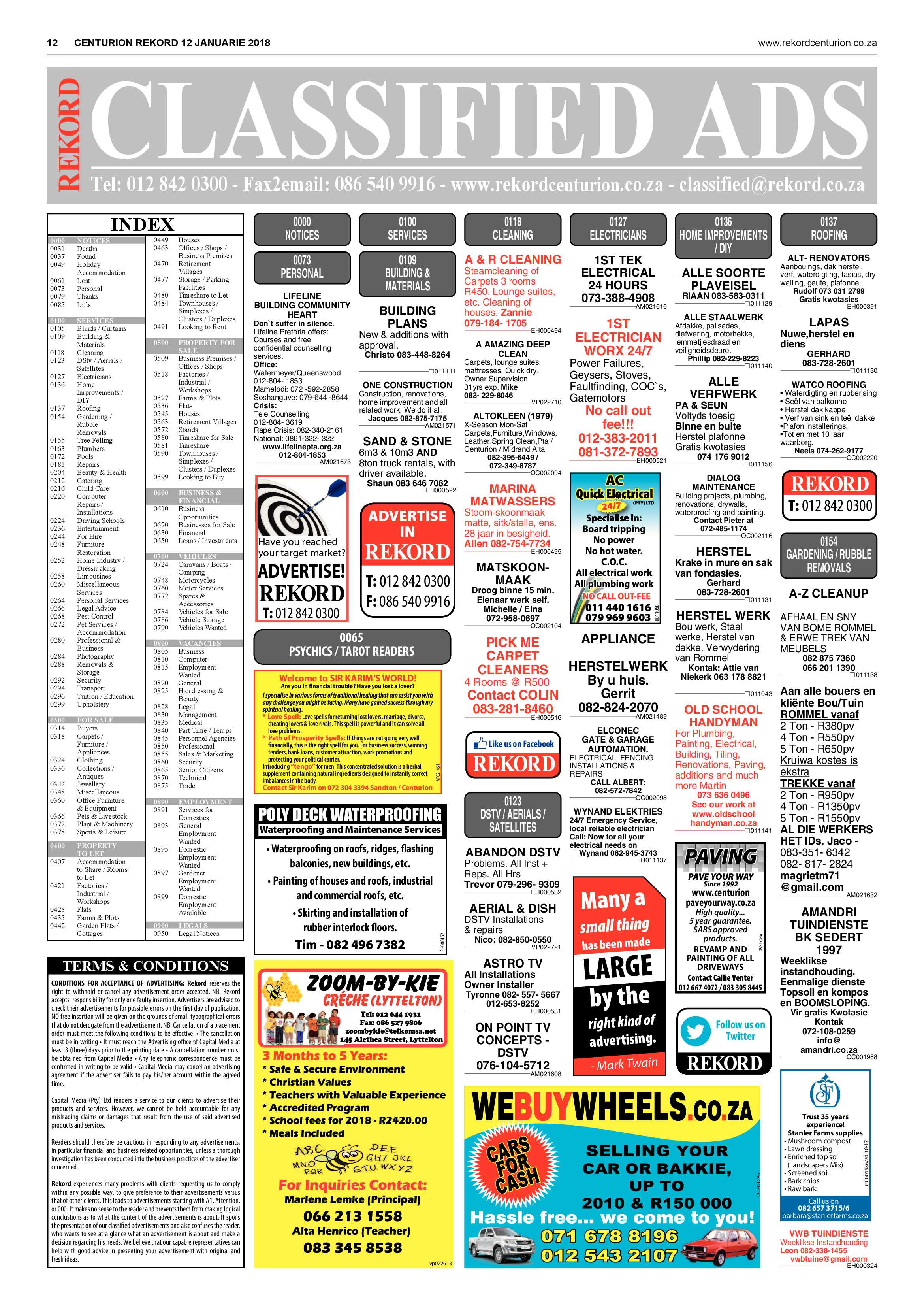 Rekord Centurion 12 January 2018 page 12