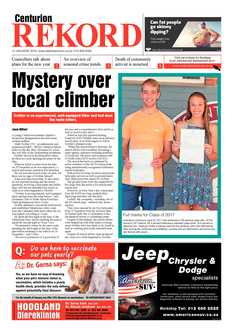 Rekord Centurion 12 January 2018