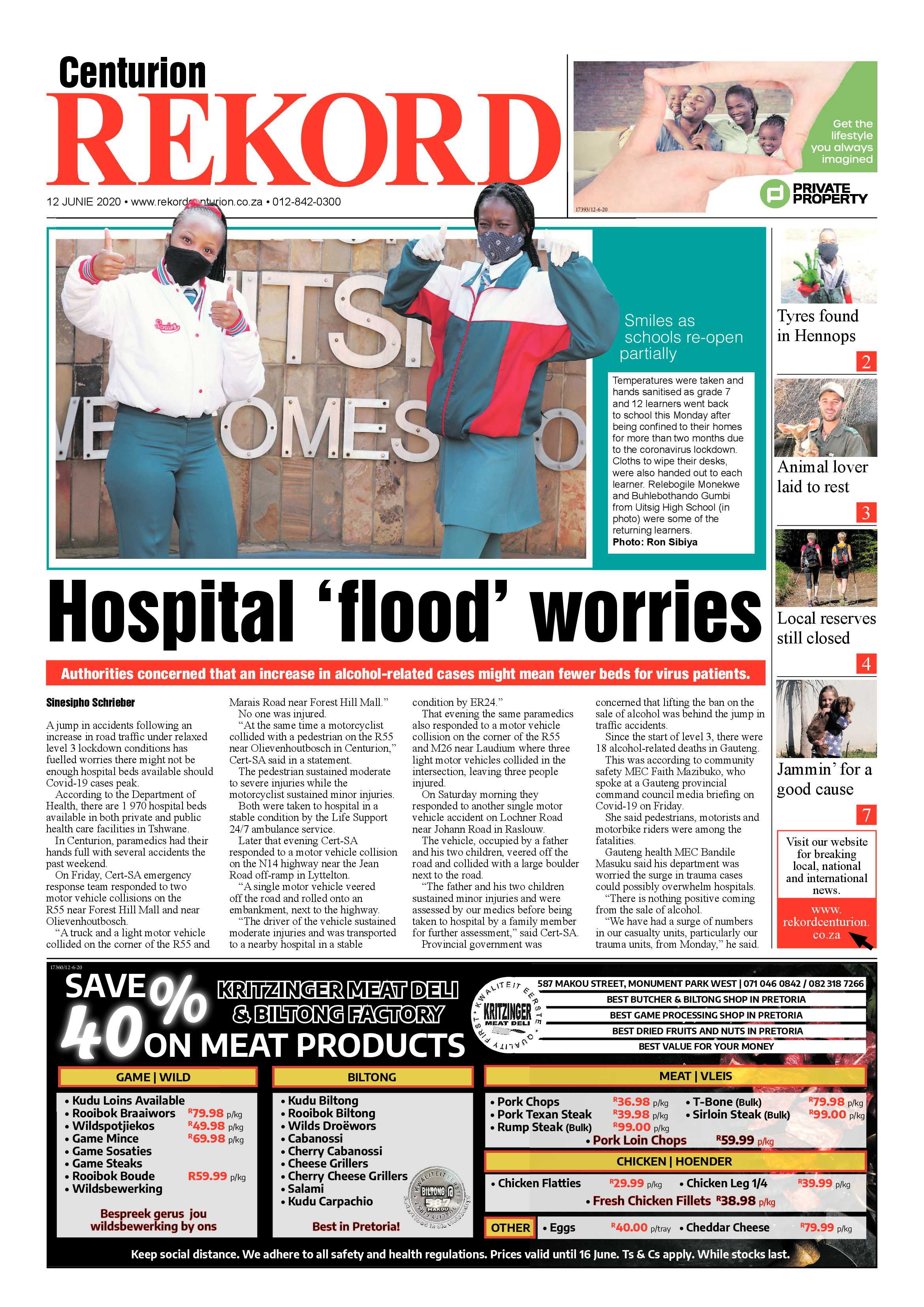 Rekord Centurion 12 June 2020 page 1