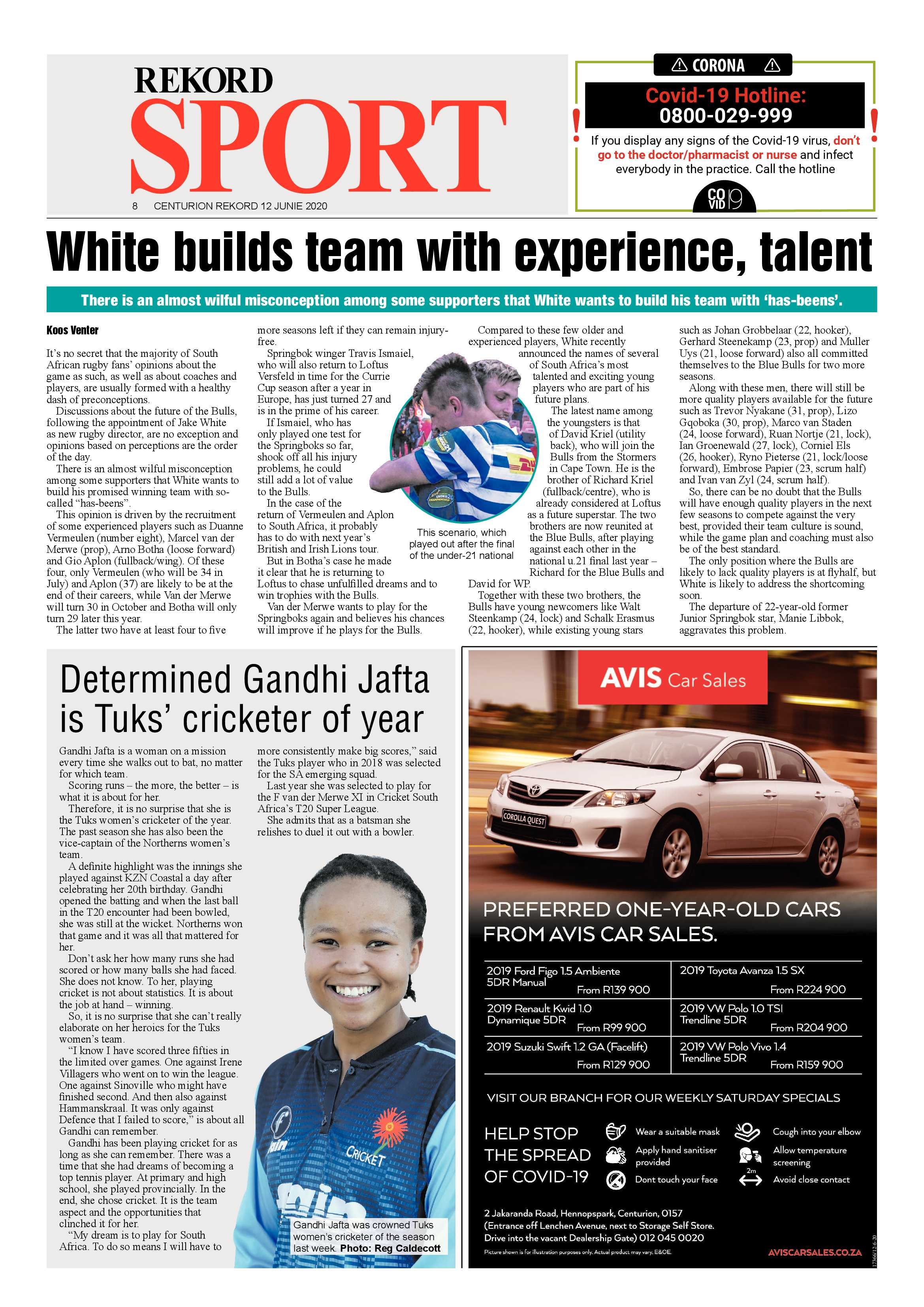 Rekord Centurion 12 June 2020 page 8