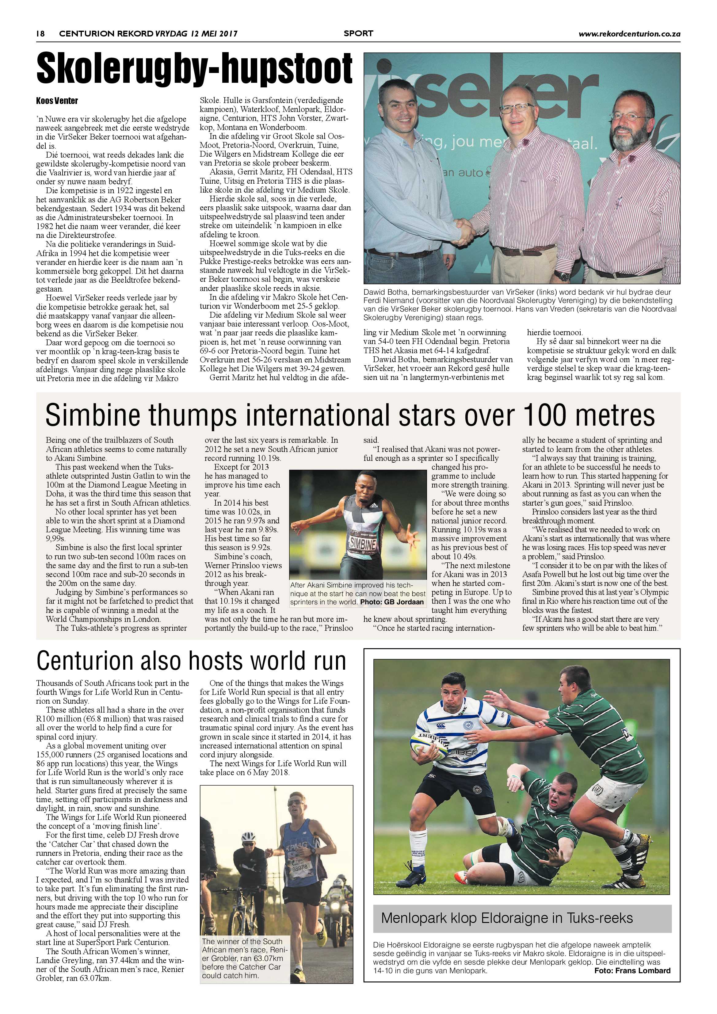 Rekord Centurion 12 May 2017 page 18