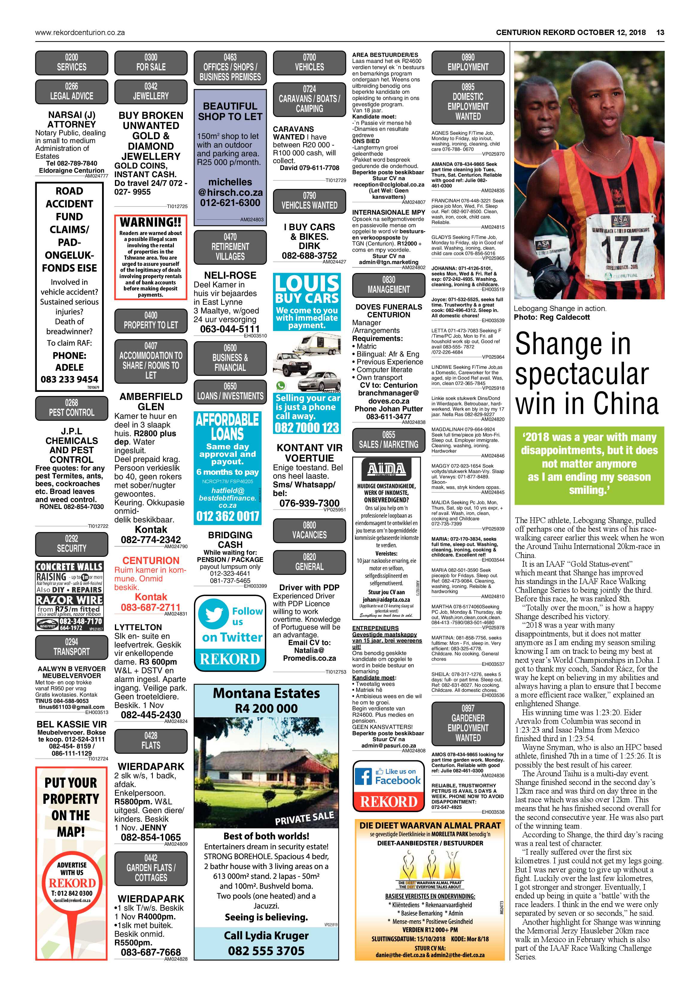 Rekord Centurion 12 October 2018 page 13