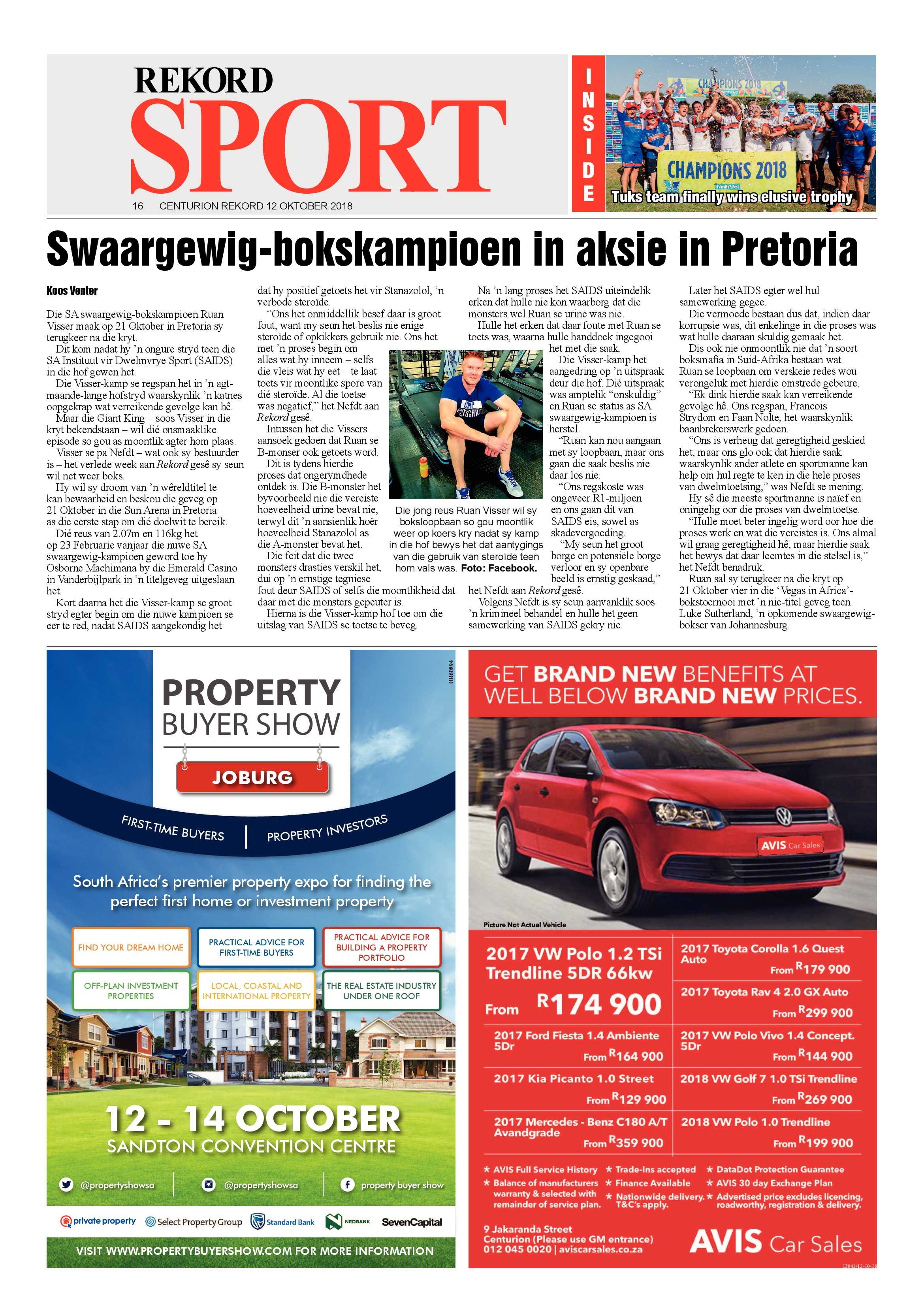 Rekord Centurion 12 October 2018 page 16