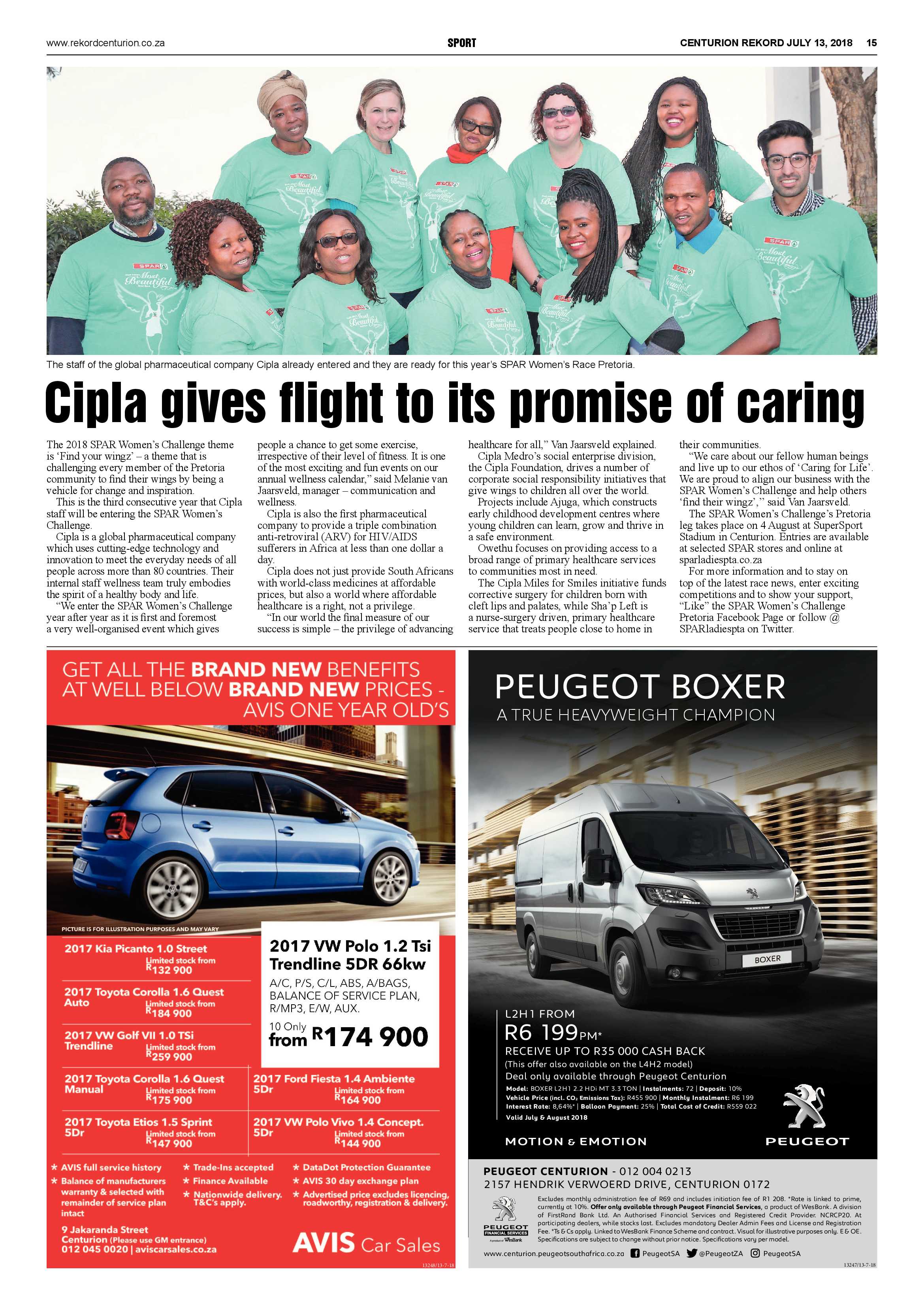 Rekord Centurion 13 July 2018 page 15