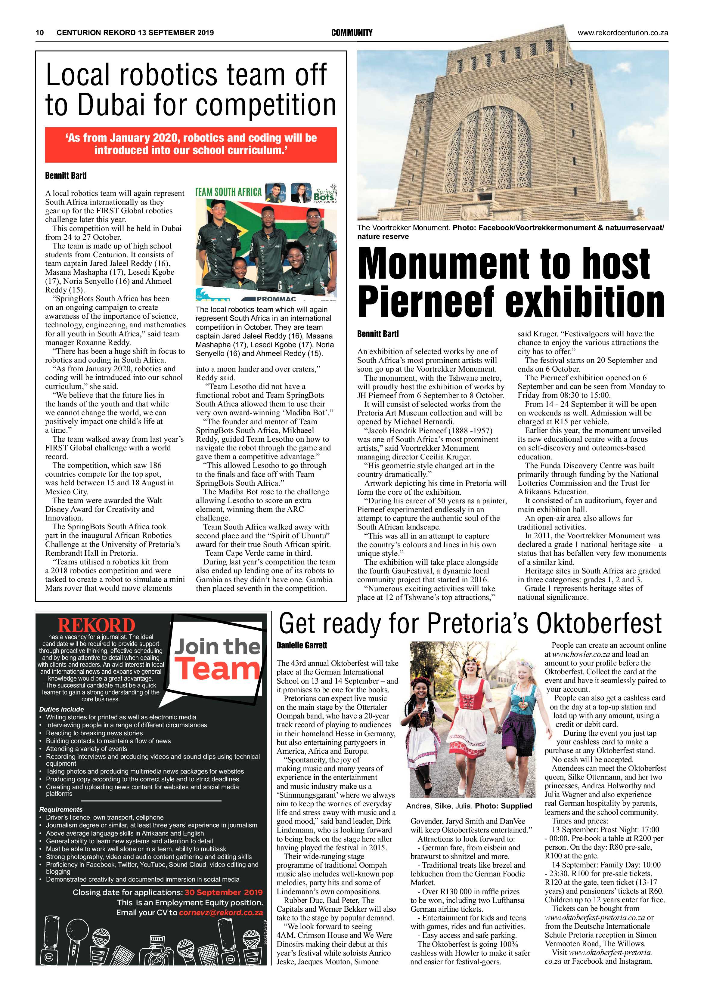 Rekord Centurion 13 September 2019 page 10