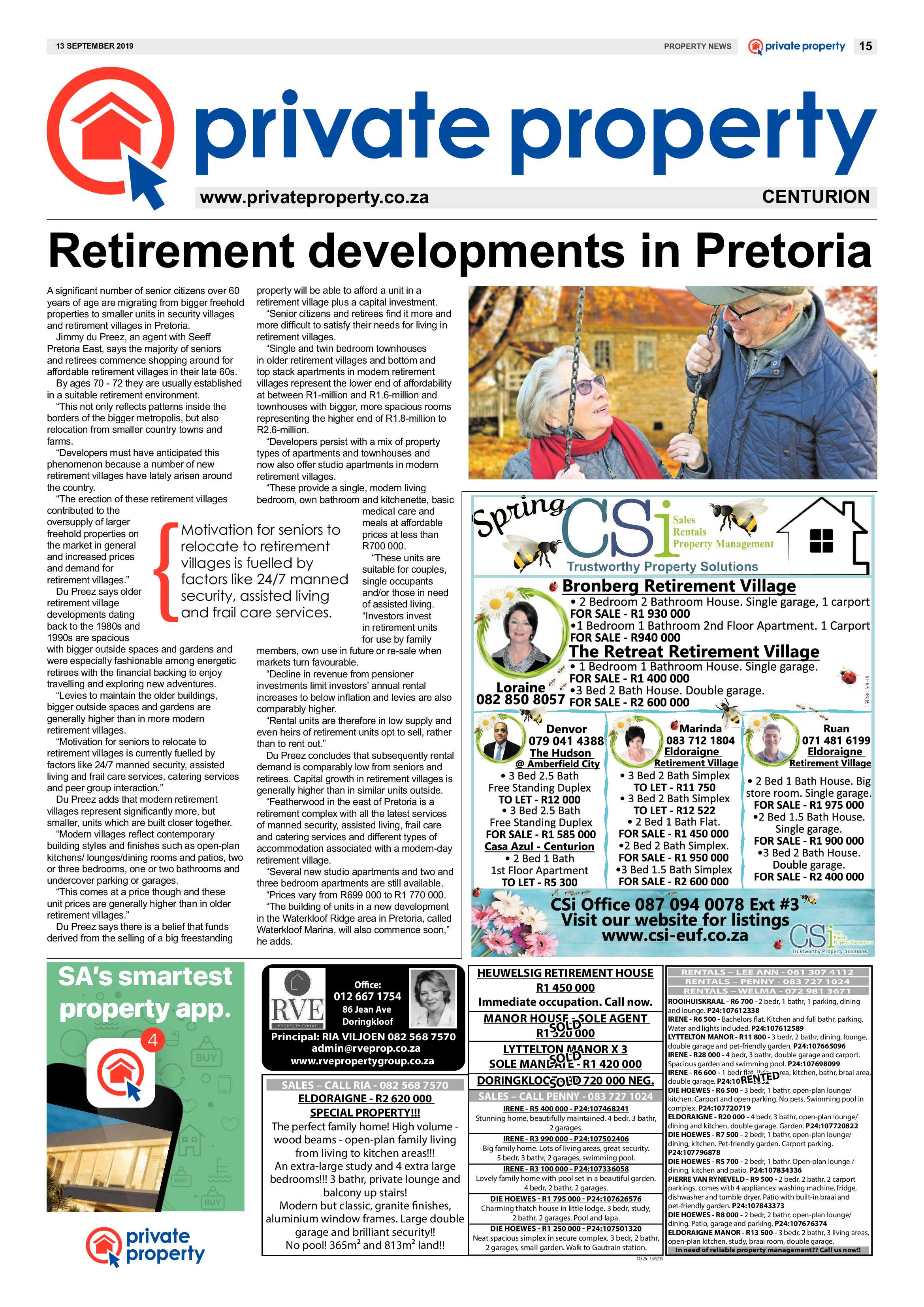 Rekord Centurion 13 September 2019 page 15