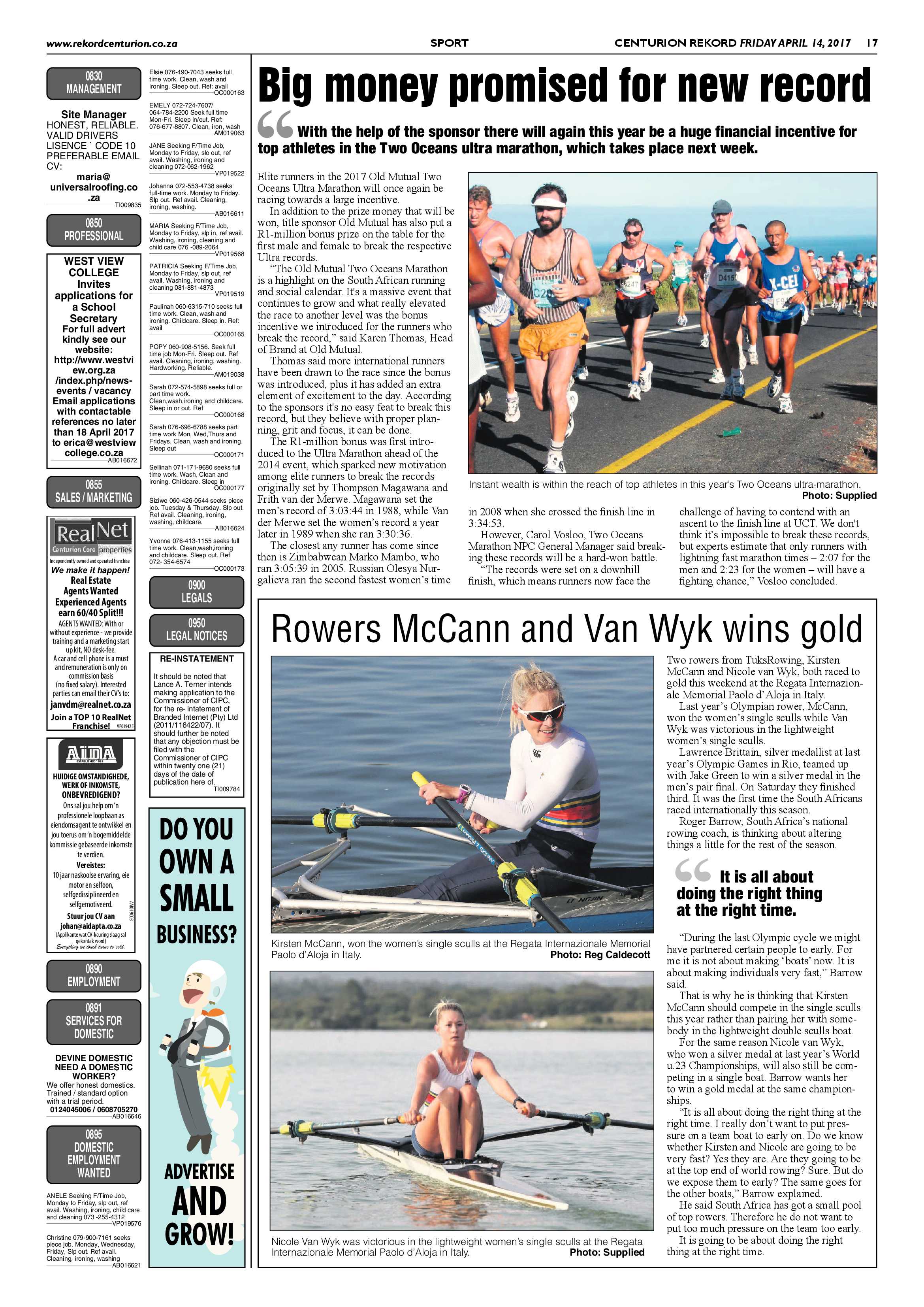 Rekord Centurion 14 April 2017 page 17