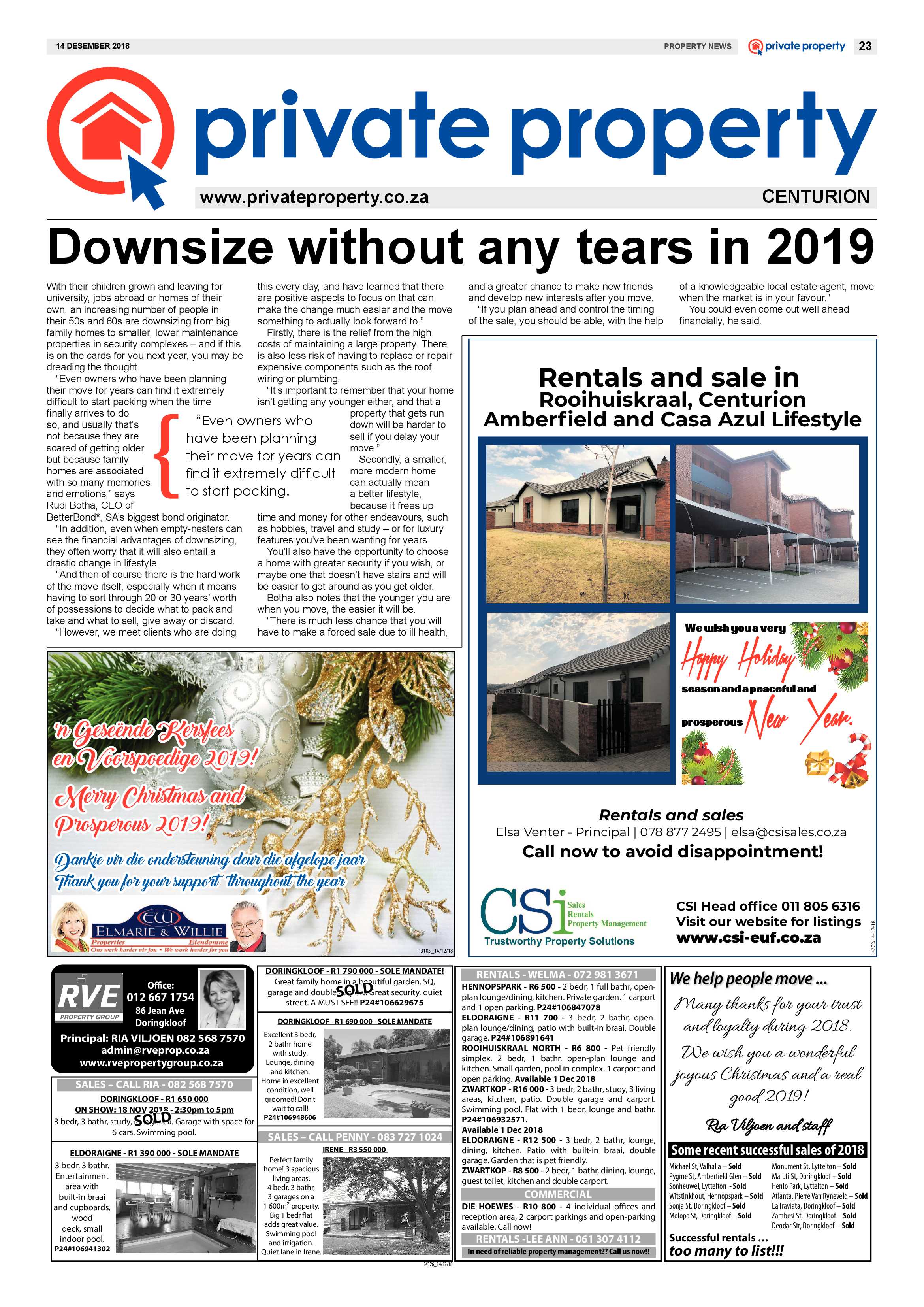 Rekord Centurion 14 December 2018 page 23